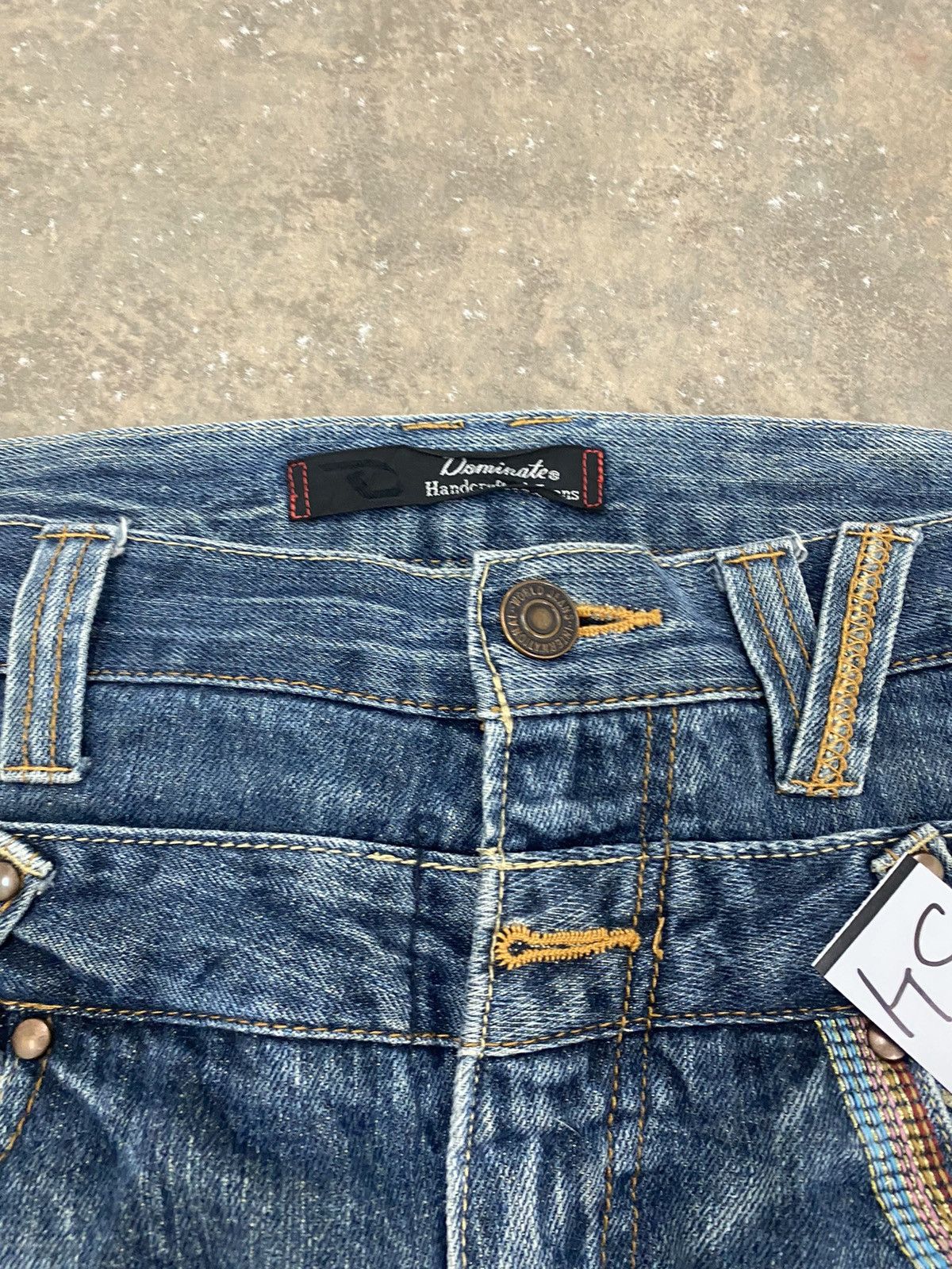 Japanese Brand 2000s DOUBLE WAIST JAPAN DENIM JEANS PUNK GRUNGE HYSTERIC Size US 33 - 6 Thumbnail