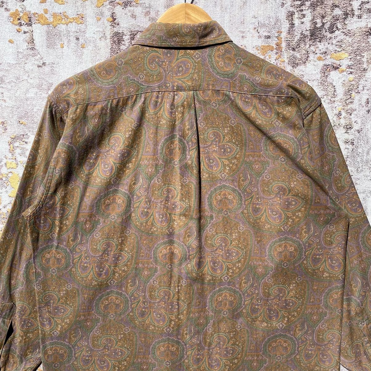 Christian Dior Monsieur Vintage Christian Dior Paisley Shirt Button Christian Dior Size US M / EU 48-50 / 2 - 8 Thumbnail