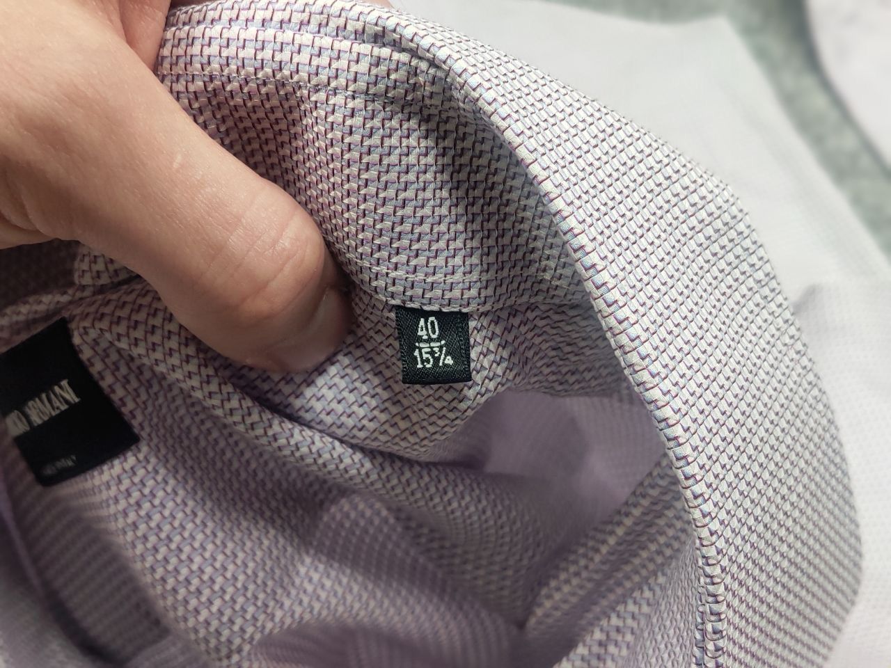 Giorgio Armani Giorgio Armani Designer Structure Dress Long sleeve Shirt Size US M / EU 48-50 / 2 - 13 Thumbnail