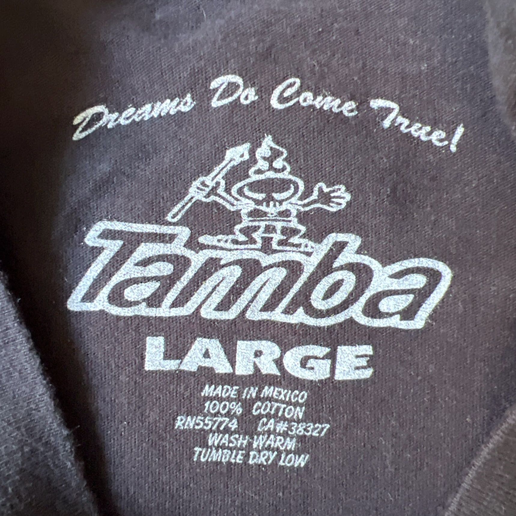 Vintage Tamba Surf Co. Shirt Striped Graphic Tee L Black Warrior Surfer Limited Edition Short Sleeve | Men Size US L / EU 52-54 / 3 - 6 Thumbnail