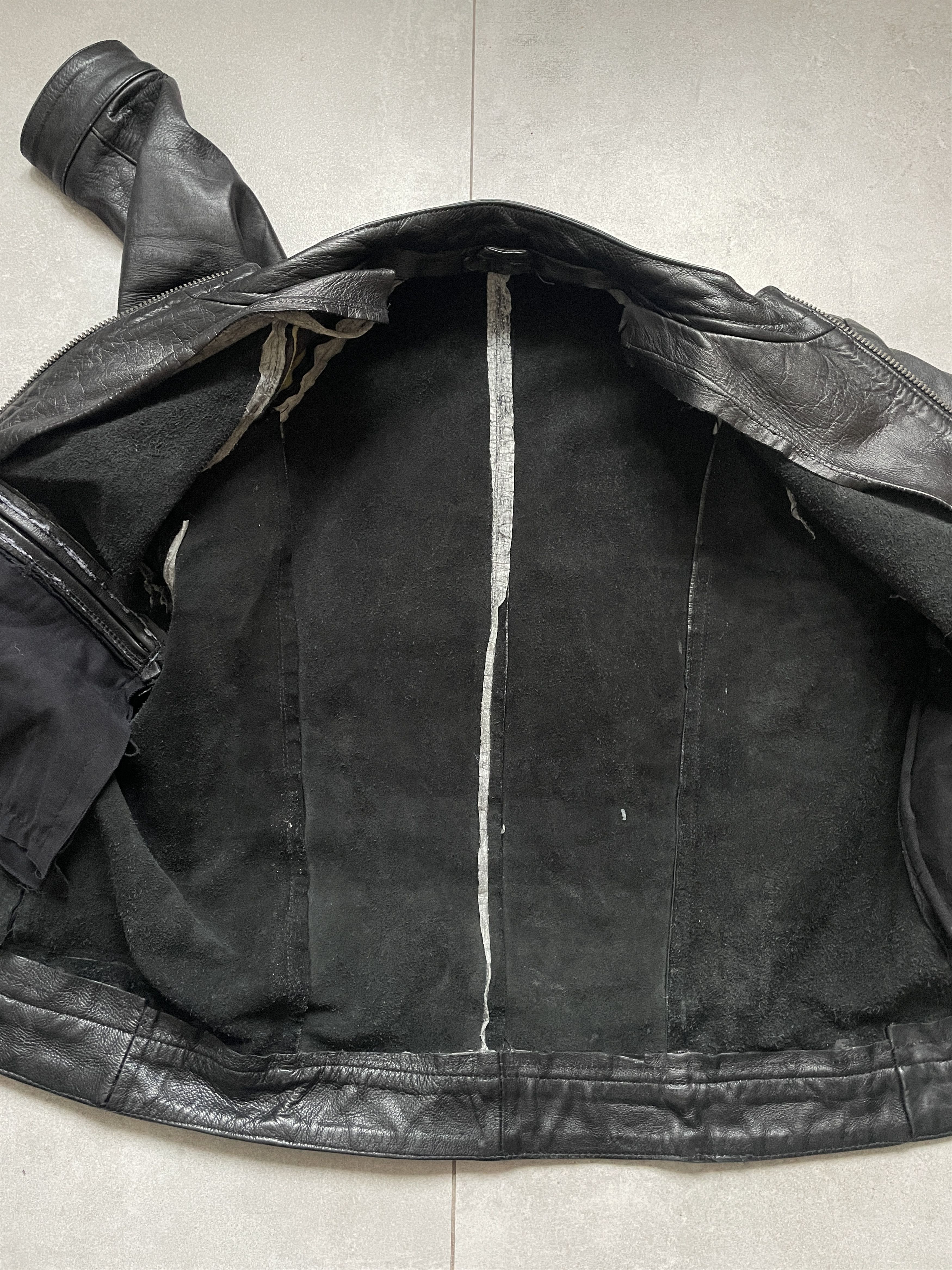 Schott SCHOTT BIKER SLIM FIT LEATHER JACKET Size US XL / EU 56 / 4 - 6 Thumbnail