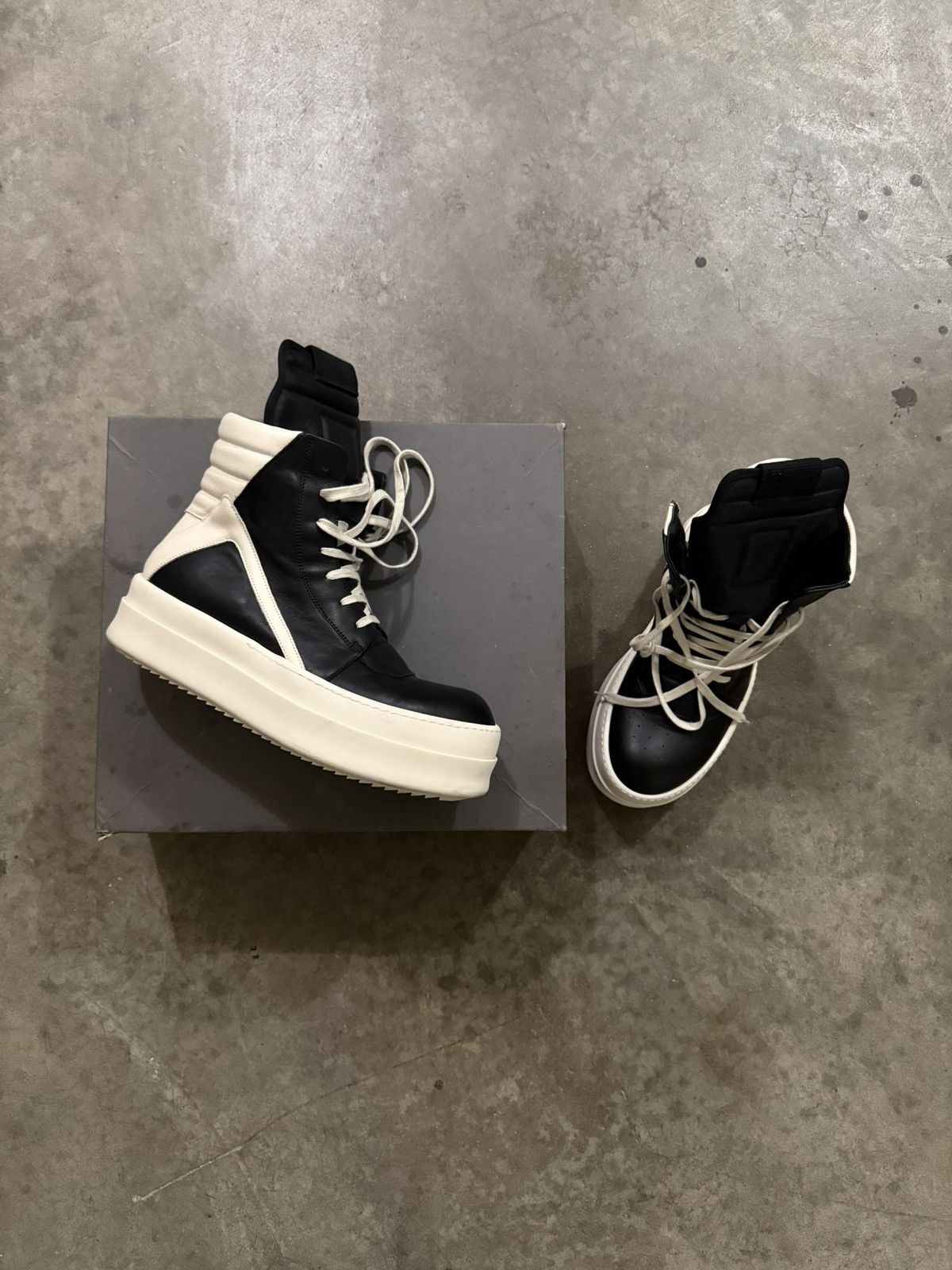 Rick Owens Rick Owens Mega Bumper Geobaskets 44 | Grailed