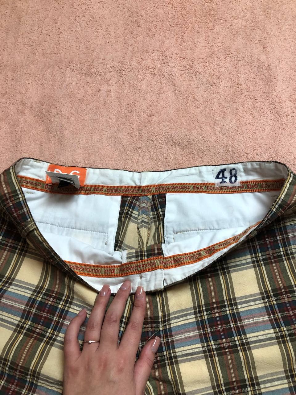 Dolce & Gabbana Vintage Dolce Gabbana Plaid Tartan Punk Grunge SHORTS Size US 36 / EU 52 - 7 Thumbnail