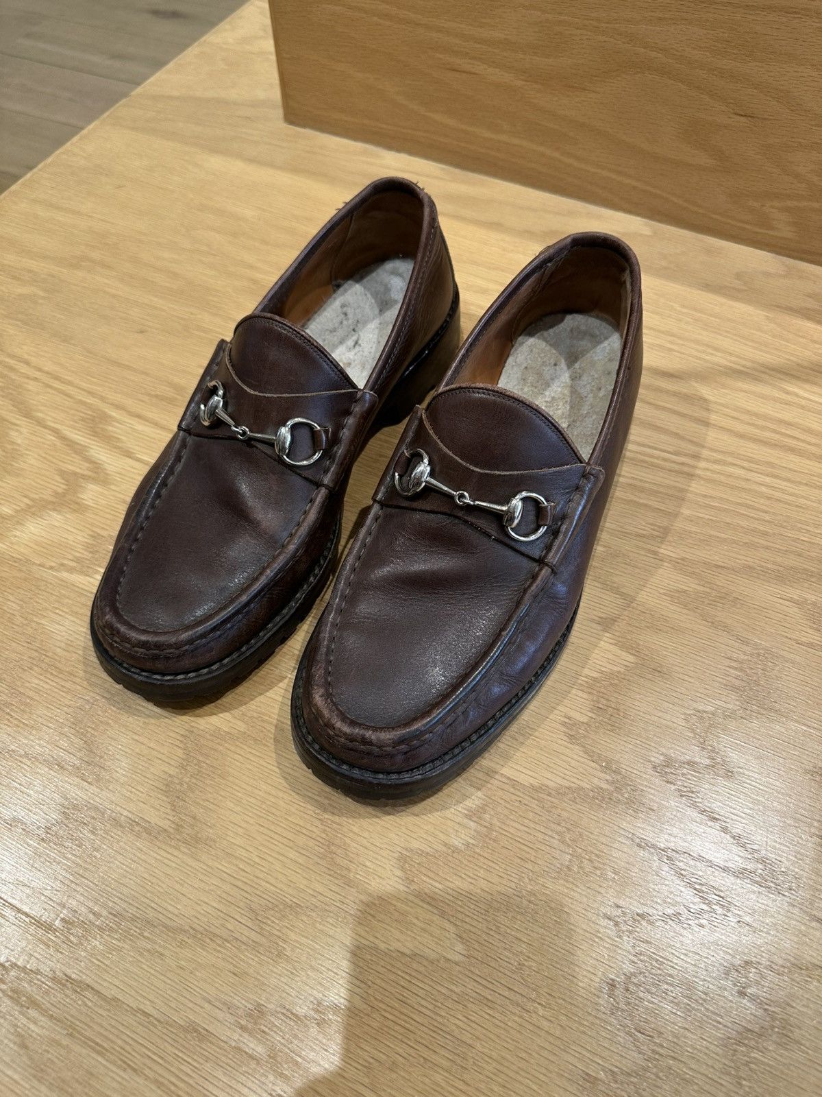 Gucci Gucci Horsebit Lug Sole Loafer Size US 10.5 / EU 43-44 - 1 Thumbnail