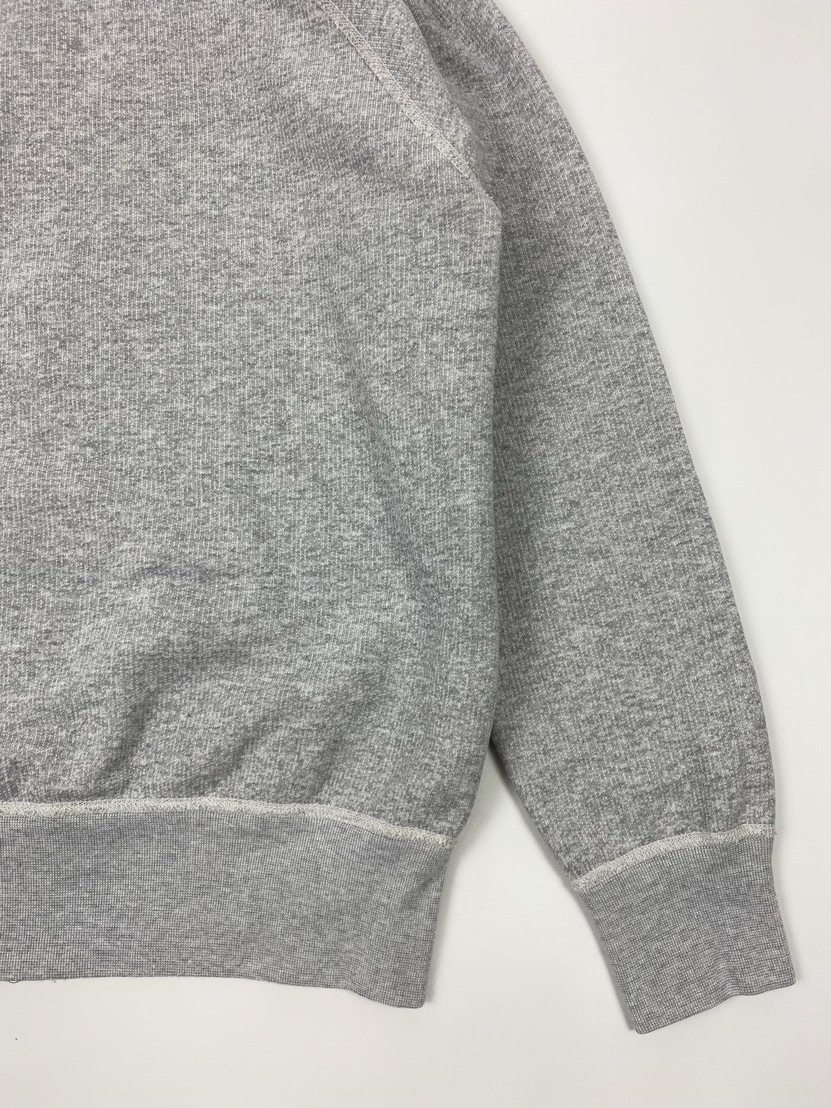Orcival Orcival France Blank Grey French Terry Cotton Zip Hoodie Size S / US 4 / IT 40 - 12 Thumbnail