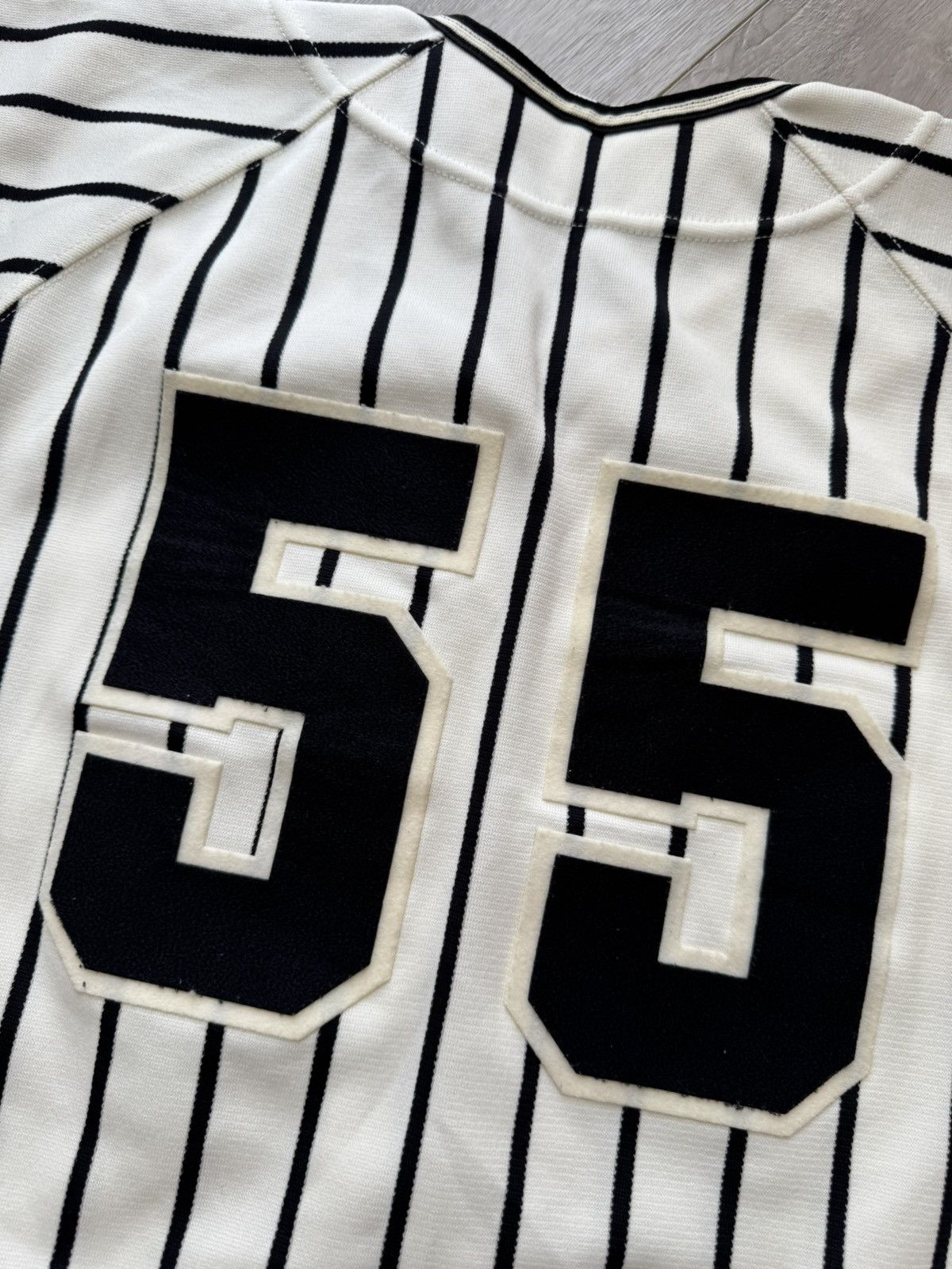 Mizuno 🔥 Mizuno “WATCH 55” Japan Game Jersey w/ Kanji – JASPO M Size US L / EU 52-54 / 3 - 7 Thumbnail
