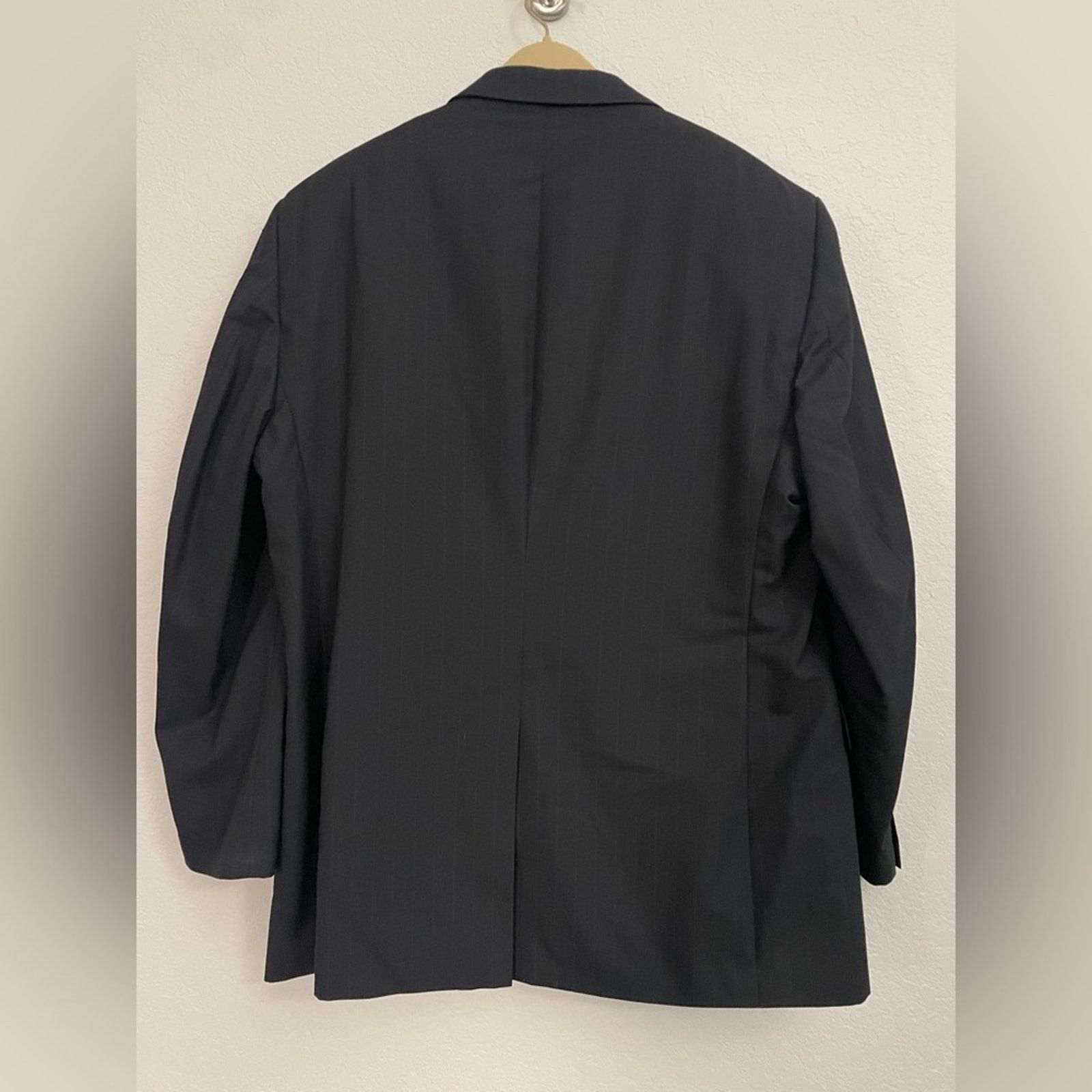 Jos. A. Bank Jos A Bank Big and Tall Fit Gray Pinstripe Suit 40 Long Size 40L - 7 Thumbnail