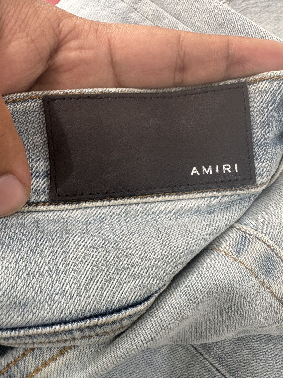 Amiri Amiri MX1 Bandana Jacquard Jean Light Blue Size US 38 / EU 54 - 4 Thumbnail