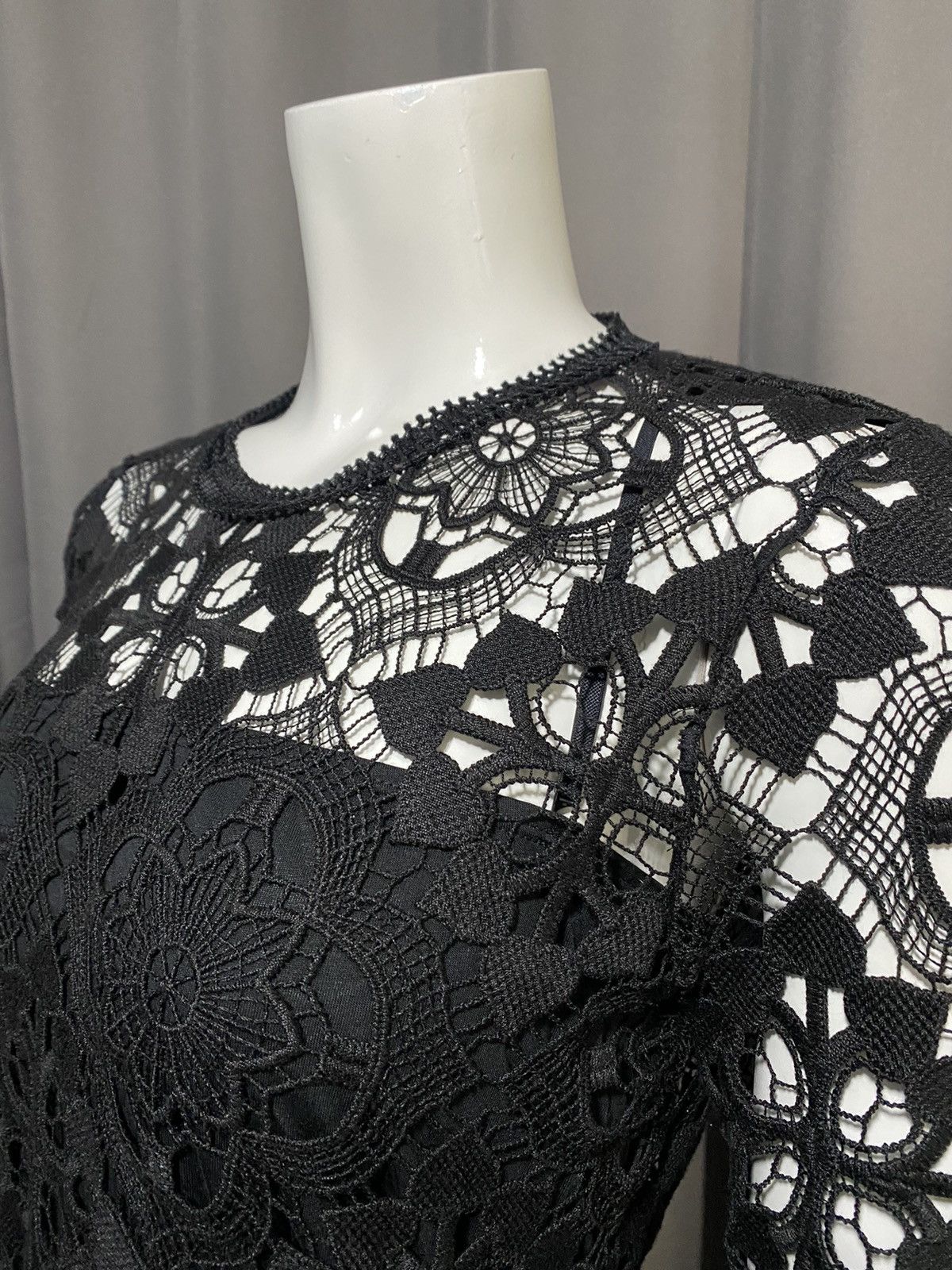 Vivienne Tam Vintage Vivienne Tam- Lace Blouse Long Sleeves Size M / US 6-8 / IT 42-44 - 5 Thumbnail