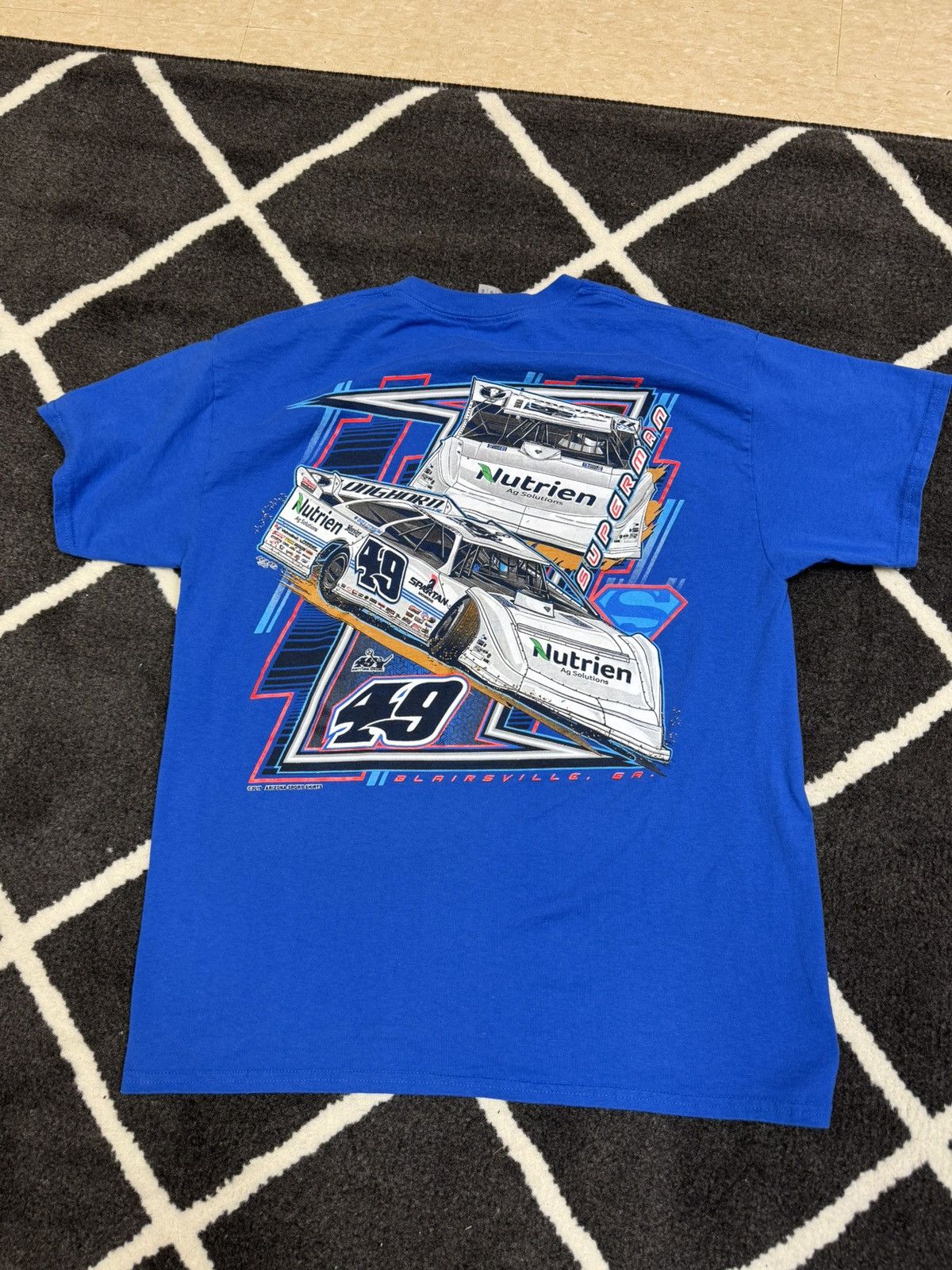 Gildan × Vintage Blue NASCAR racing tshirt size L Size US L / EU 52-54 / 3 - 3 Thumbnail
