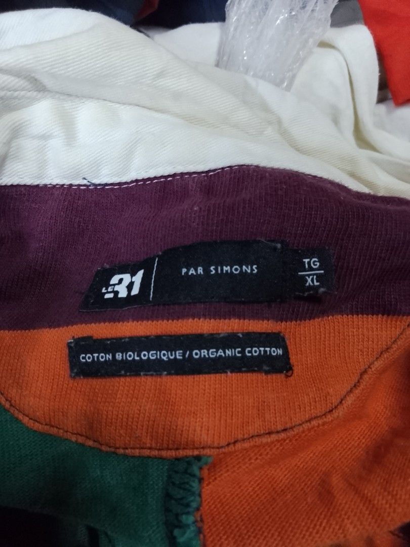 Vintage Vintage Oversize Par Simons Stripe Polo Rugby Size US XXL / EU 58 / 5 - 3 Thumbnail