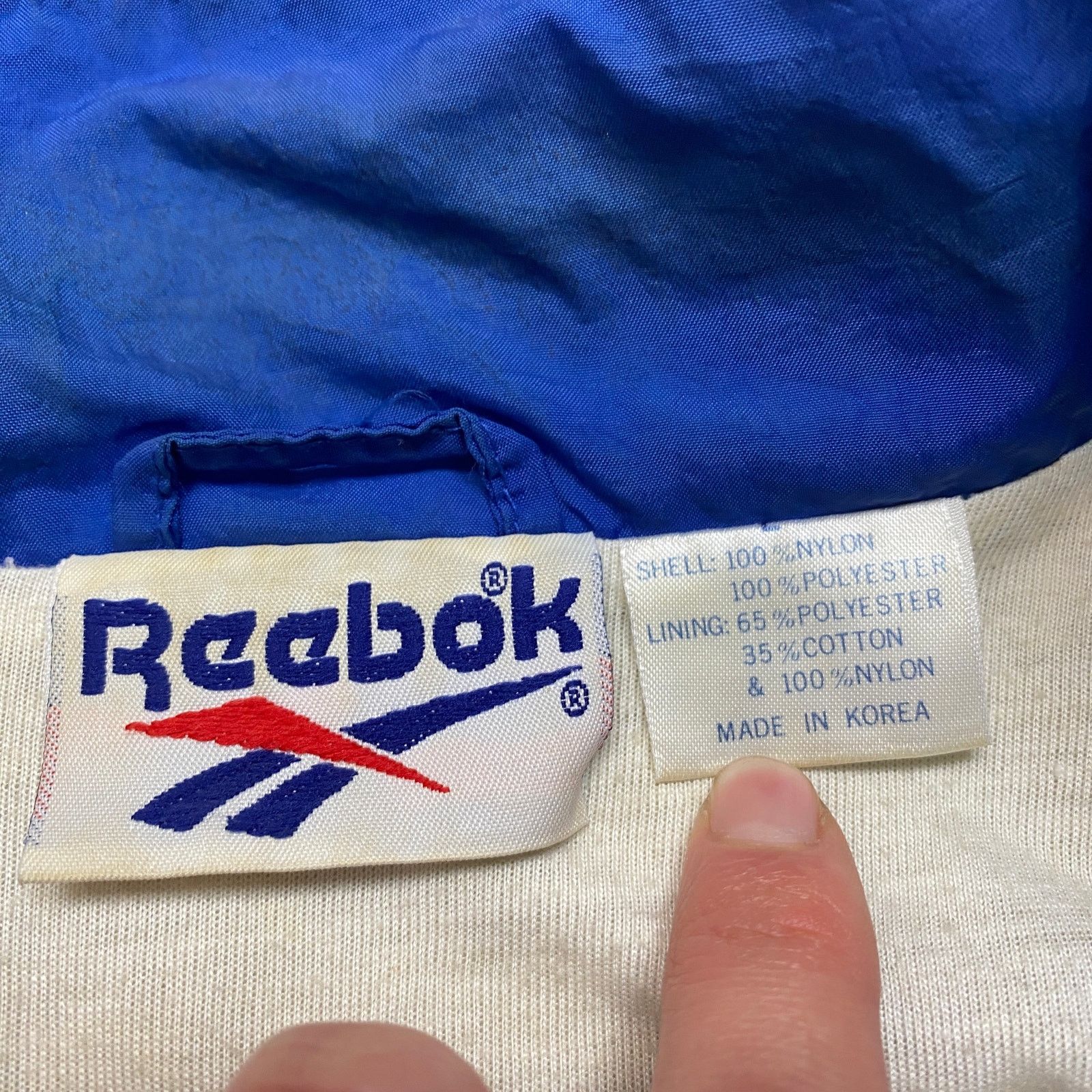 Reebok × Vintage VTG 90s Reebok UCLA Bruins Nylon Full Zip Windbreaker Large Size US L / EU 52-54 / 3 - 5 Thumbnail