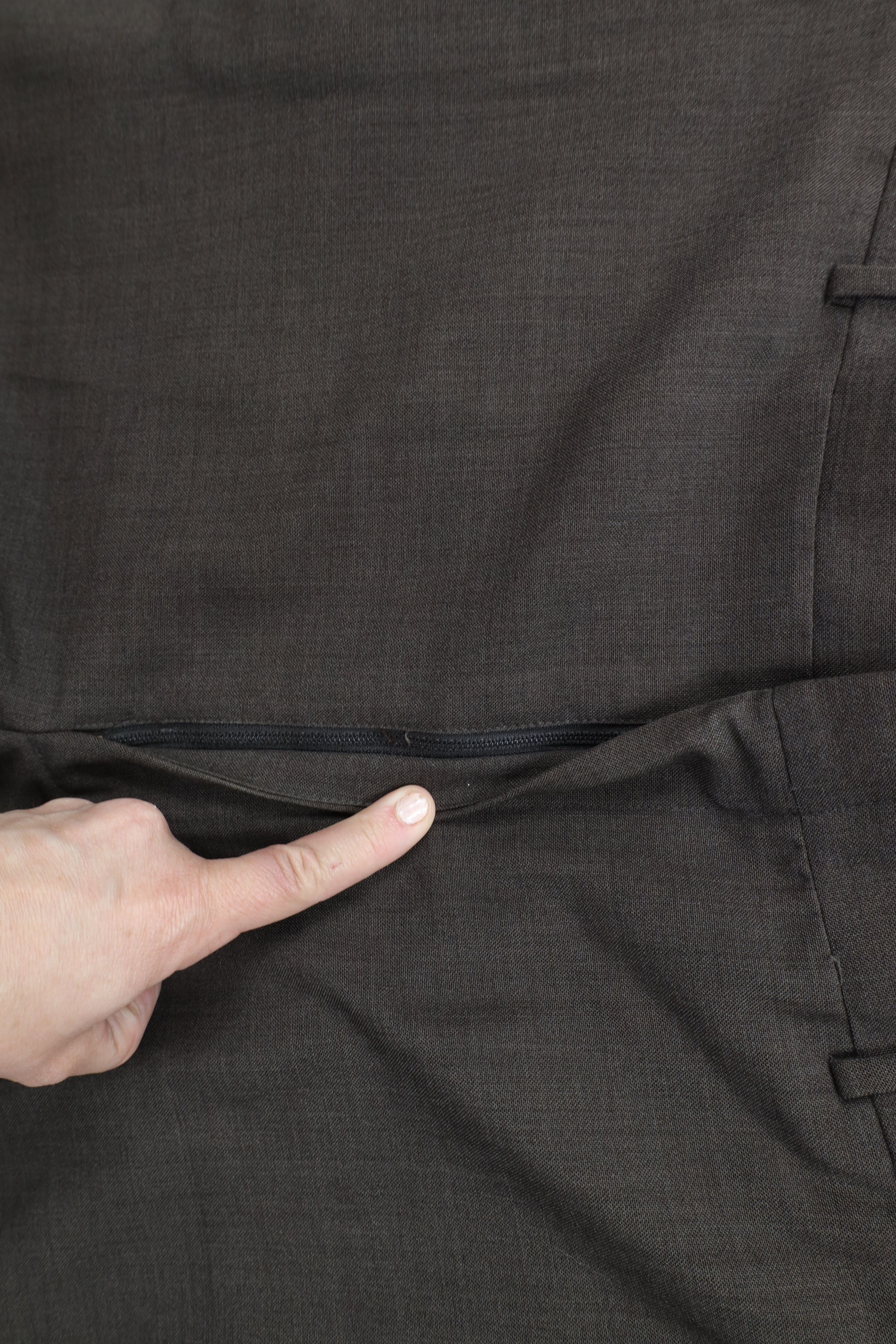 Vintage Vintage 70s Streetwear Wool Blend Wide Leg Chino Pants USA Size US 38 / EU 54 - 7 Thumbnail