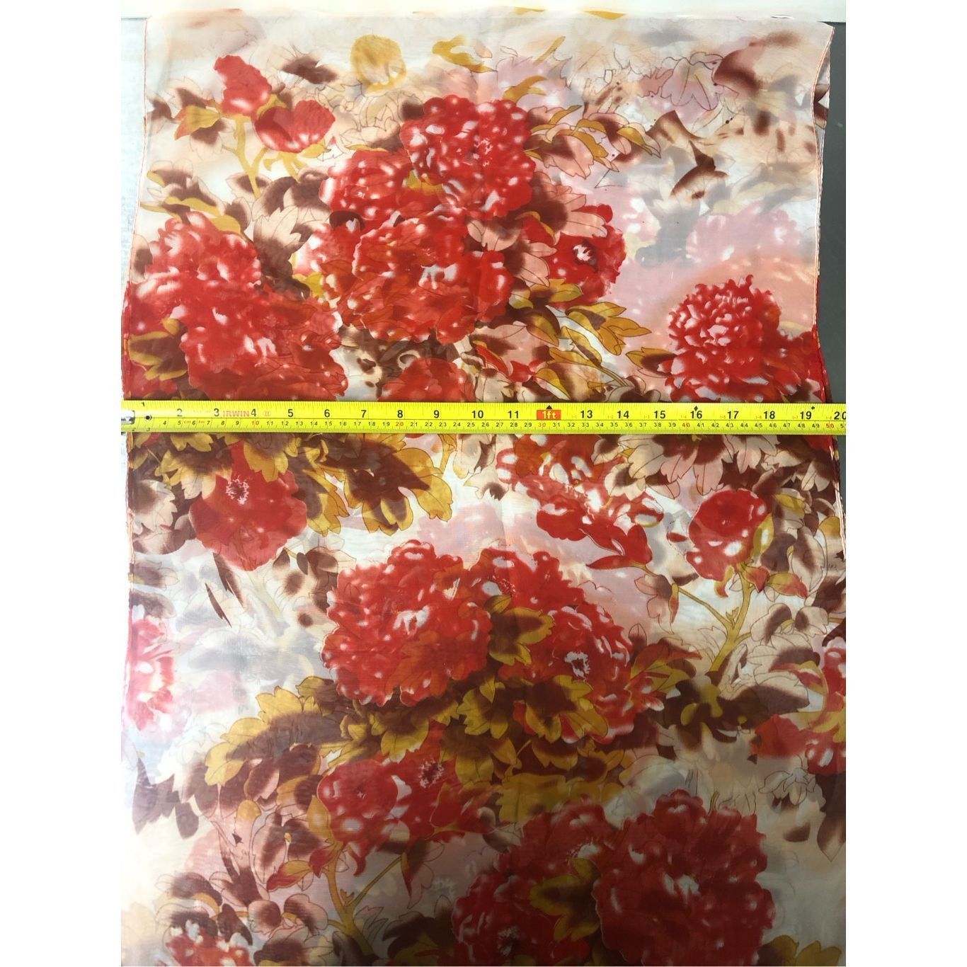 Other Bundle of 2 Scarfs Women’s Red Floral and Red Polka Dot Long Medium Scarf Bundle Size ONE SIZE - 4 Thumbnail