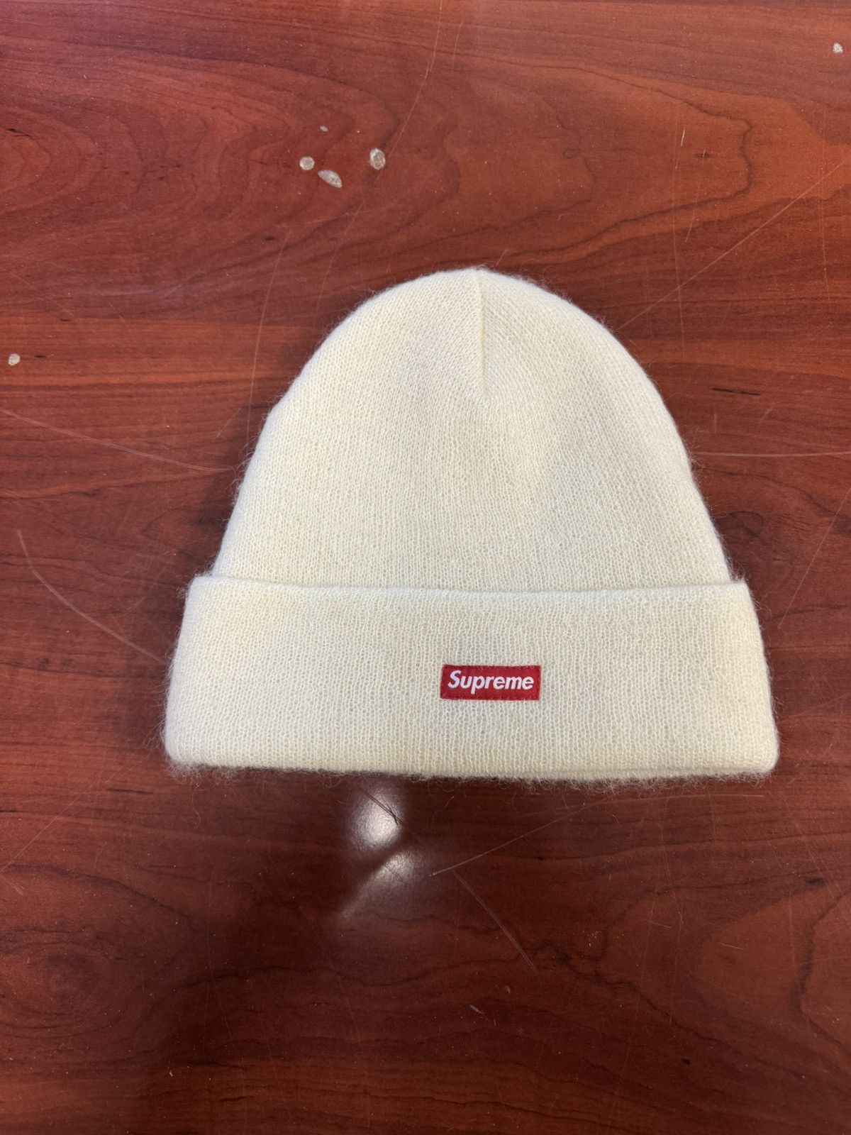 Supreme Supreme cream mohair beanie Size ONE SIZE - 1 Thumbnail