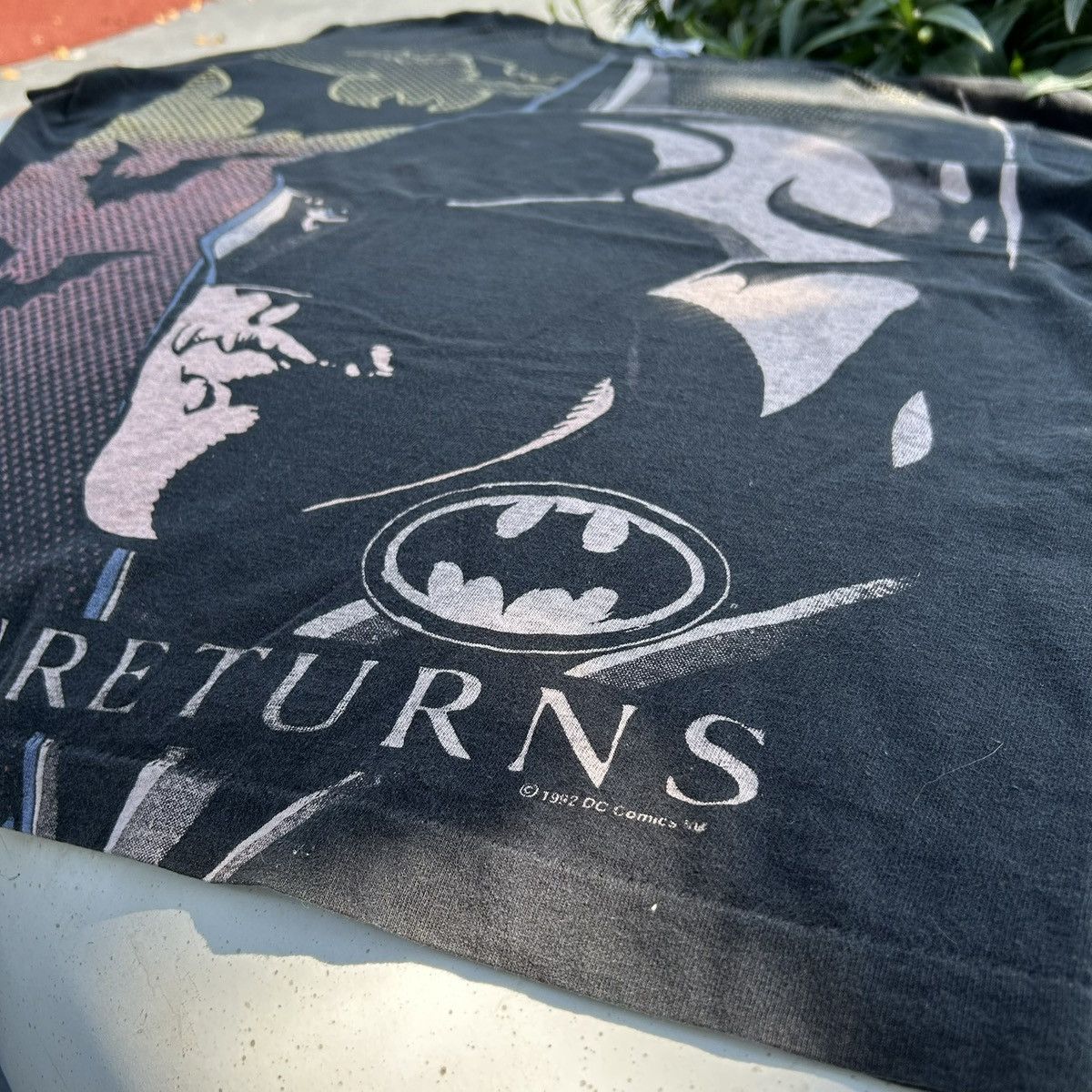 DC Comics vintage tshirt batman 1992 rare Size US XL / EU 56 / 4 - 5 Thumbnail
