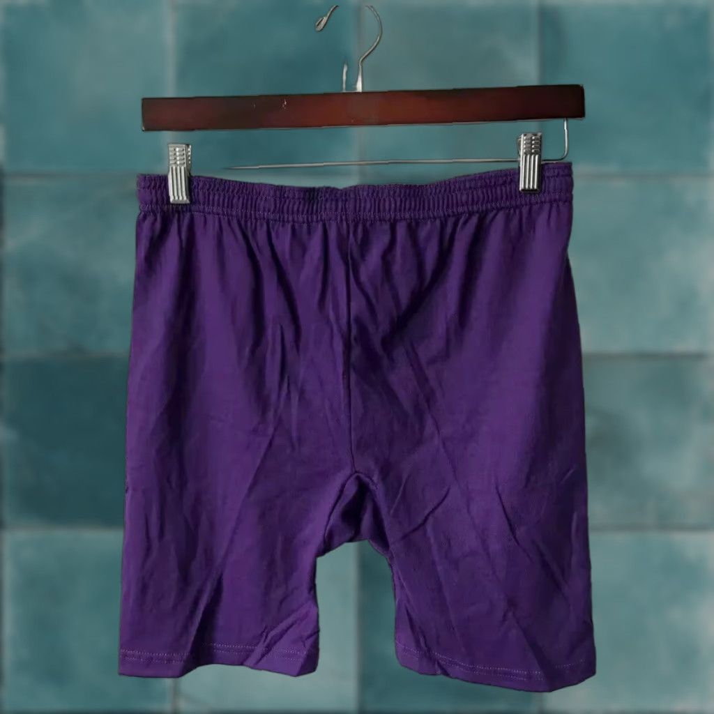 Russell Athletic VINTAGE Russell Athletic Sanitary Shorts Mens M Purple 90s NWOT Deadstock Cotton Blend Drawstring Athletic 1990s Size US 31 - 1 Thumbnail