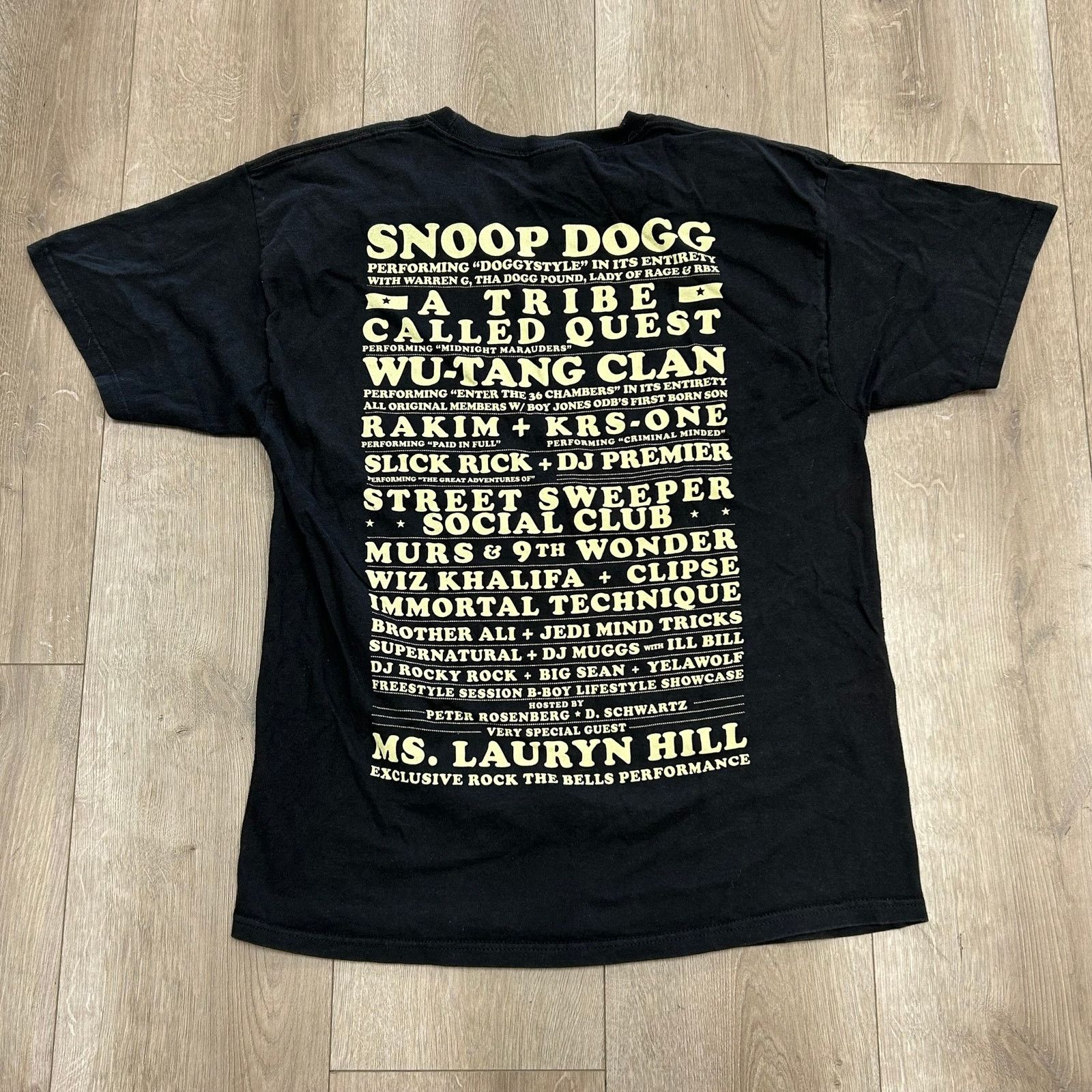 Wu-Tang Clan 2010 Wu-tang Rock The Bells Concert Tee T Shirt Size Large L Size US L / EU 52-54 / 3 - 7 Thumbnail