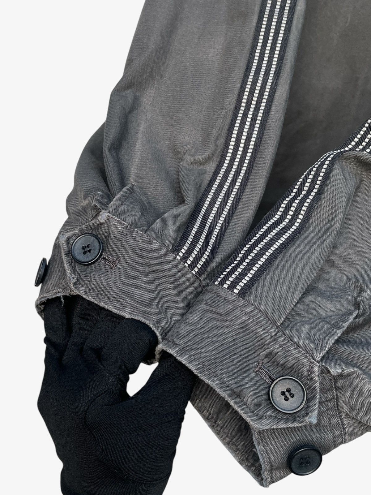 Adidas Vintage 90s Adidas Cotton Jacket by Descente Size US M / EU 48-50 / 2 - 10 Thumbnail