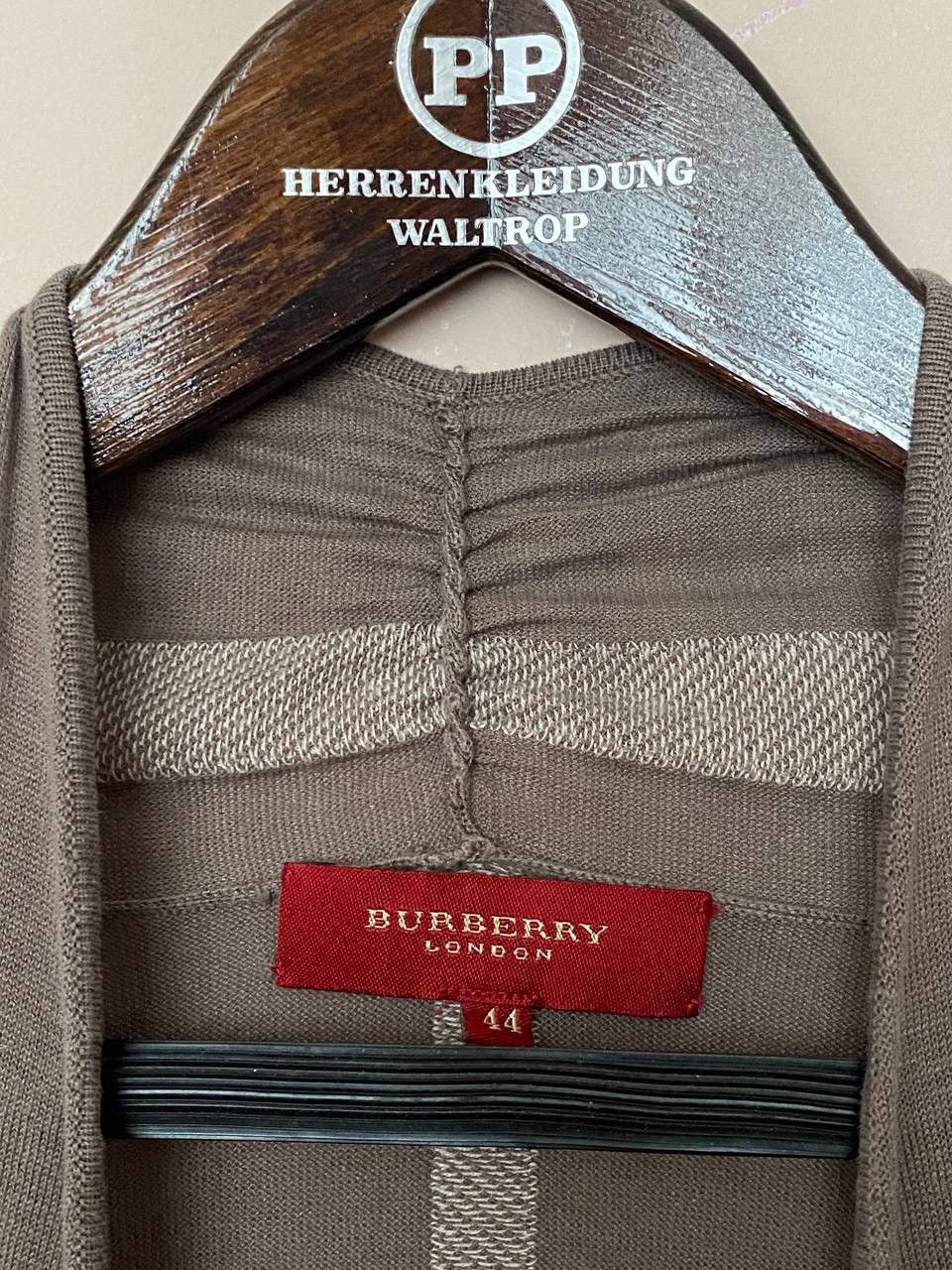 Burberry Women's Burberry Nova Check Silk/Lino Cardigan Size M Size M / US 6-8 / IT 42-44 - 2 Thumbnail