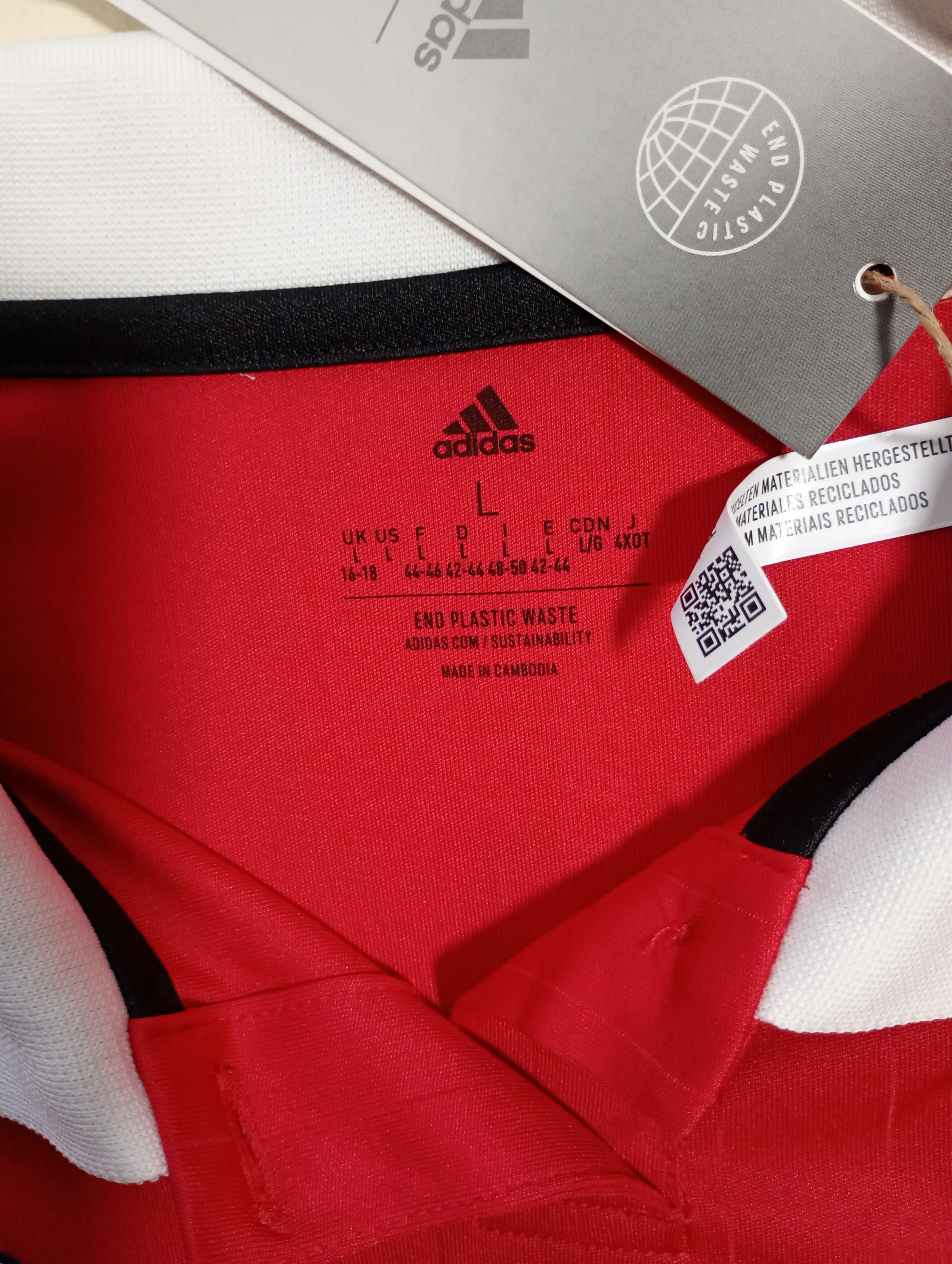Adidas Adidas Manchester United Jersey 2022-2023 NWT wmns Size L / US 10 / IT 46 - 8 Thumbnail