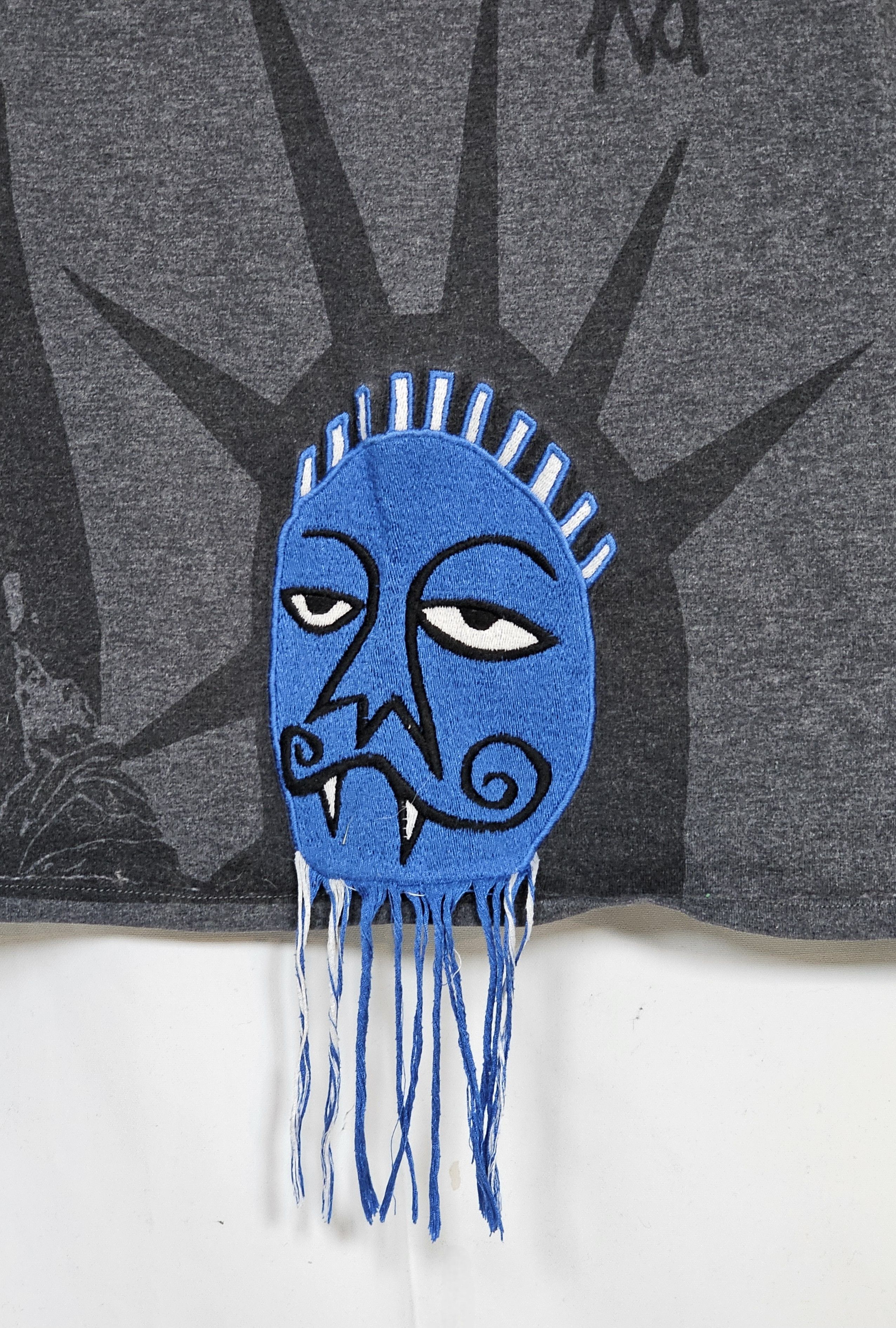 Haculla HACULLA Haha Liberty Drop Shoulder T-Shirt, Grey Medium EUC Size US M / EU 48-50 / 2 - 5 Thumbnail