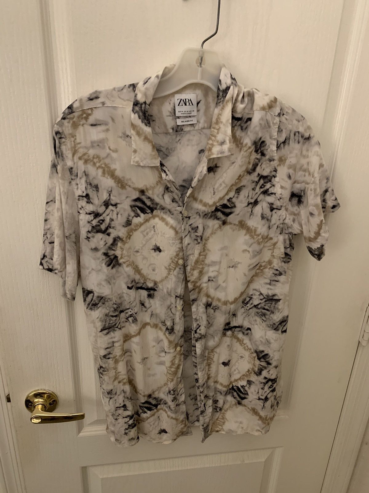 Zara Zara marbel button up Size US M / EU 48-50 / 2 - 1 Thumbnail