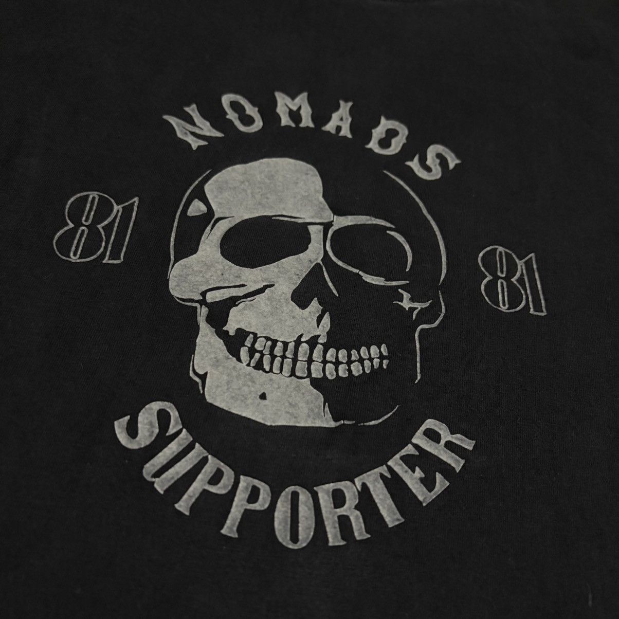 Harley Davidson Vintage nomads supporter 81 skull t-shirt Size US L / EU 52-54 / 3 - 2 Thumbnail