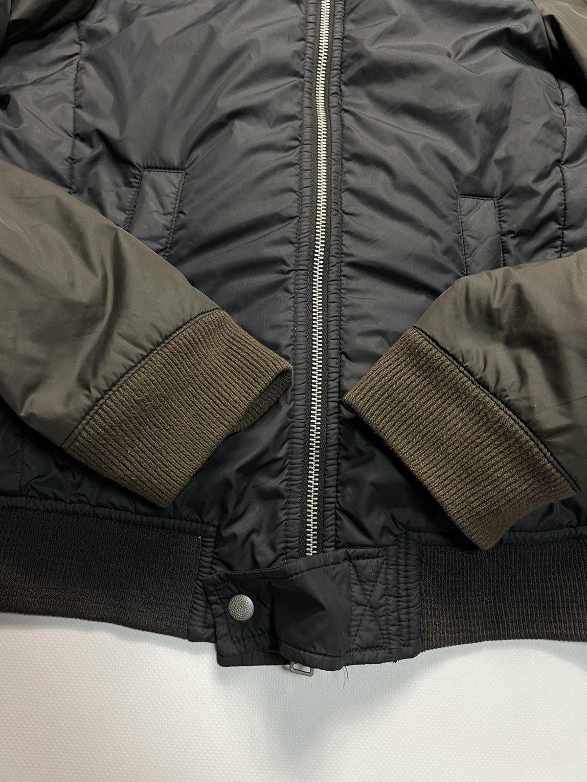 Allsaints AllSaints Double Zip Vtg Y2K Archive Suede Bmbr Jkt L Size US M / EU 48-50 / 2 - 8 Thumbnail