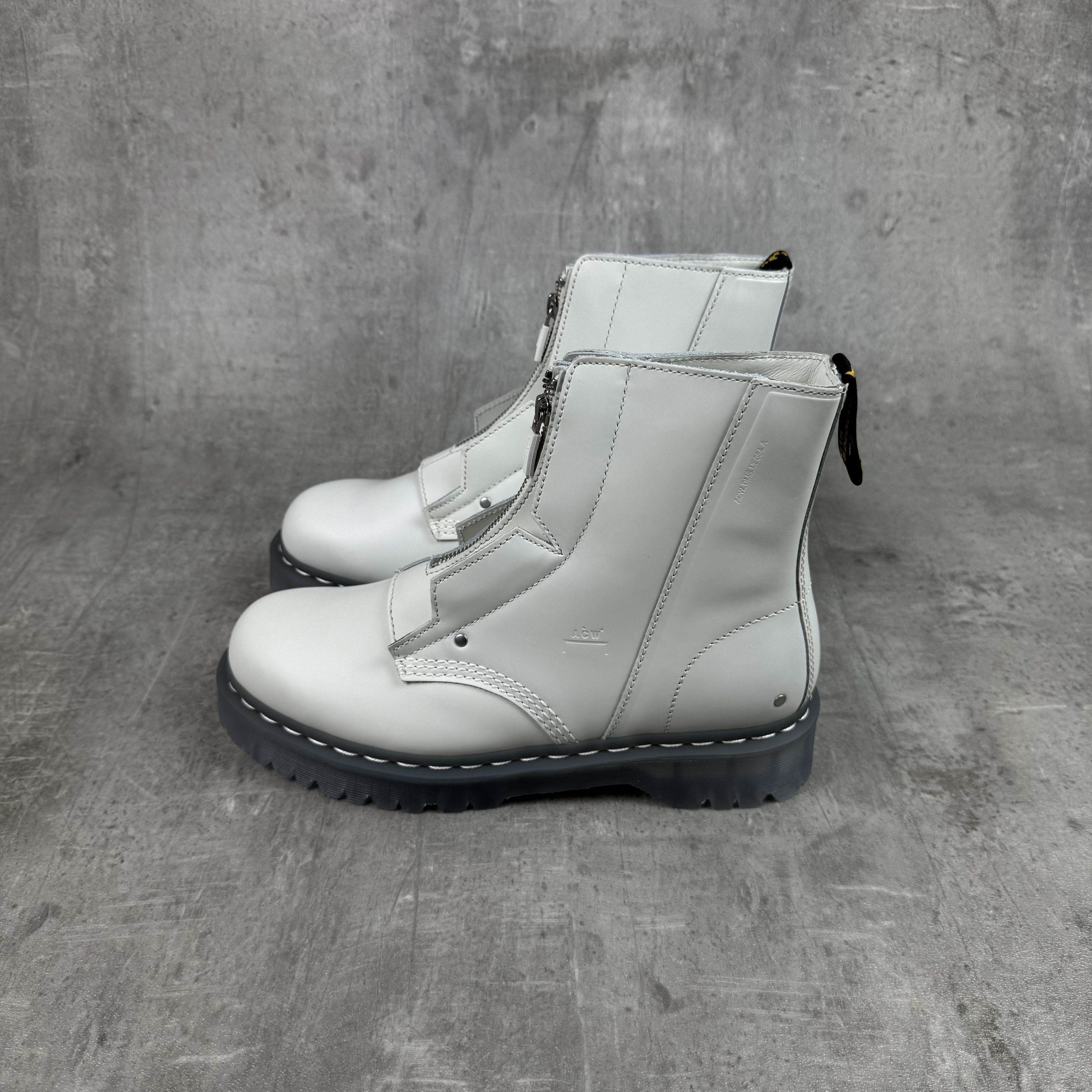 A-COLD-WALL* × Dr. Martens A COLD WALL ACW X DR DOC MARTENS B1460 BEX Boots Grey Size US 8 / EU 41 - 7 Thumbnail