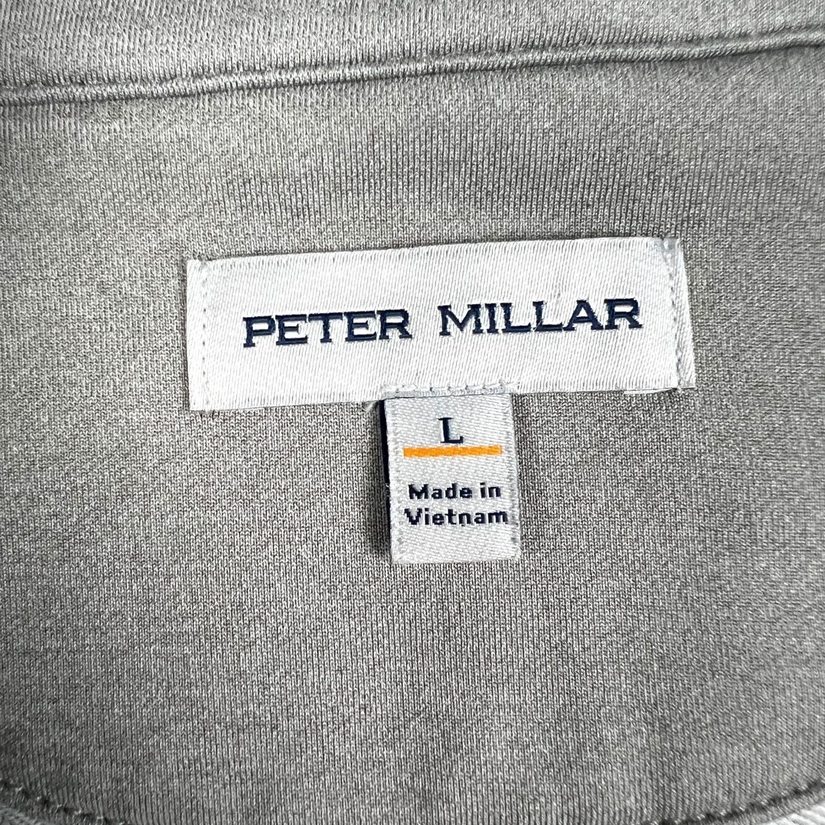 Peter Millar Peter Millar Perth Quarter Zip Golf Active Stretch Performance Mens Large Grey Size US L / EU 52-54 / 3 - 3 Thumbnail