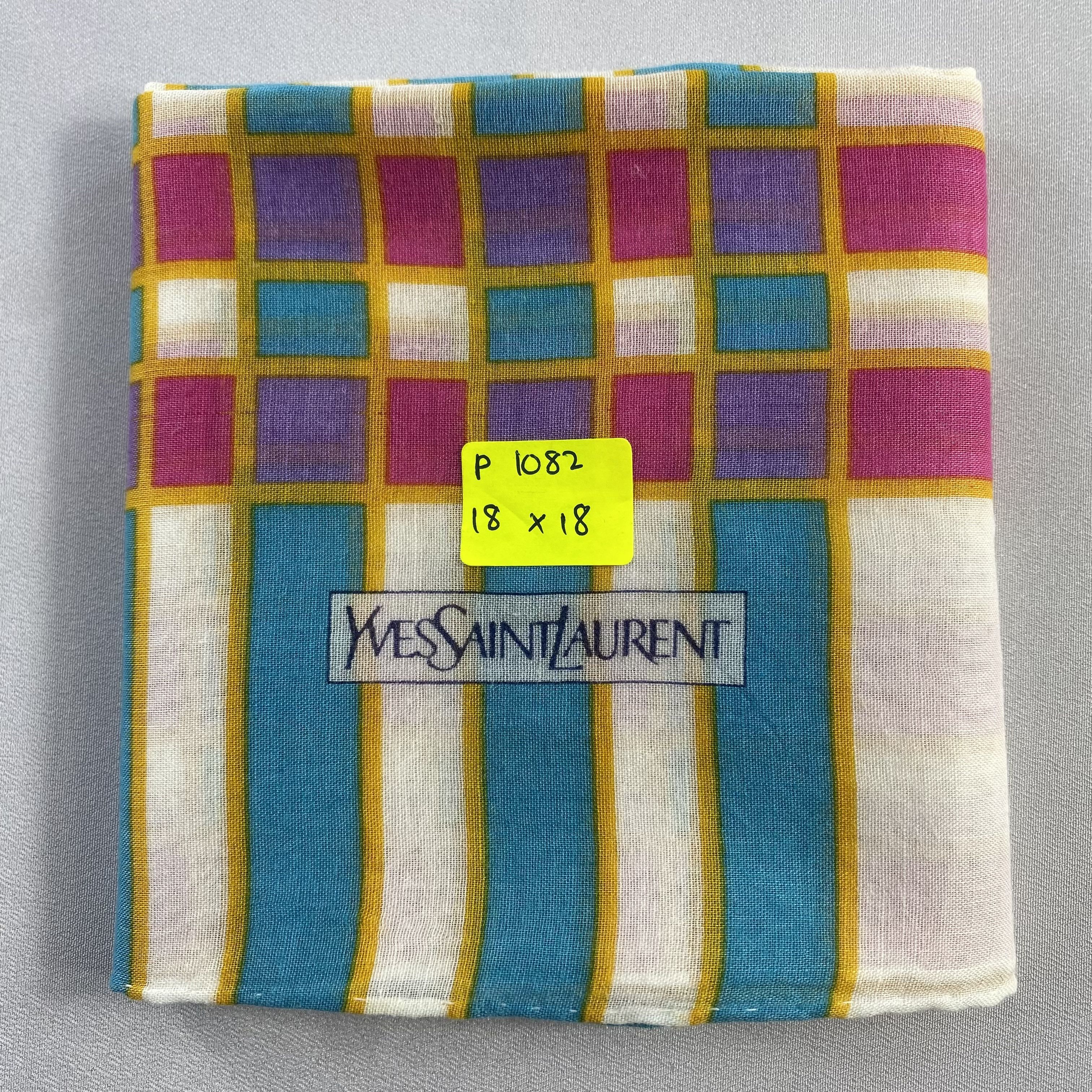 Vintage Yves Saint Laurent Handkerchief / Neckerchief-P1082 Size ONE SIZE - 6 Thumbnail