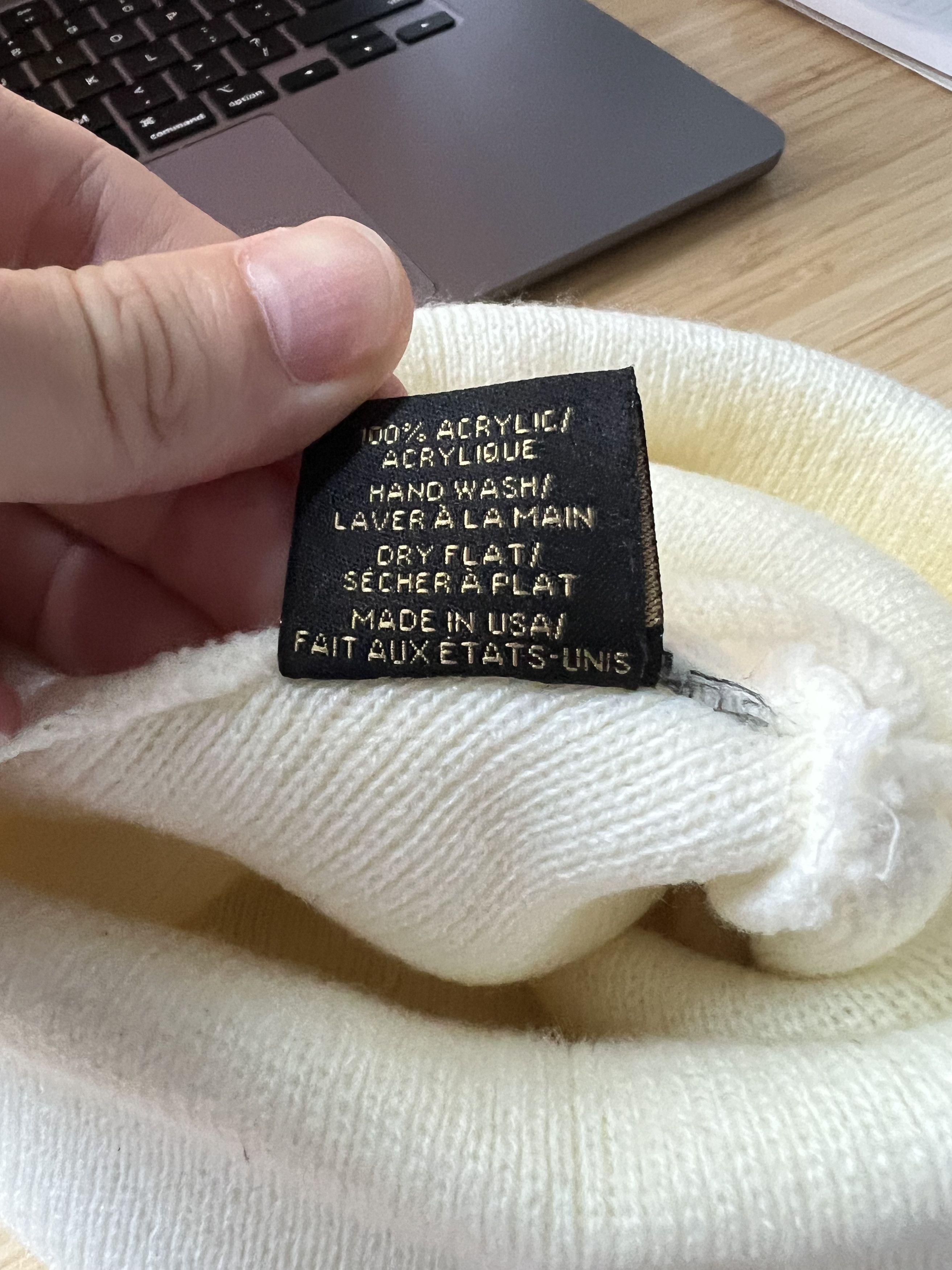 October's Very Own OVO Beanie Cream Size ONE SIZE - 3 Thumbnail
