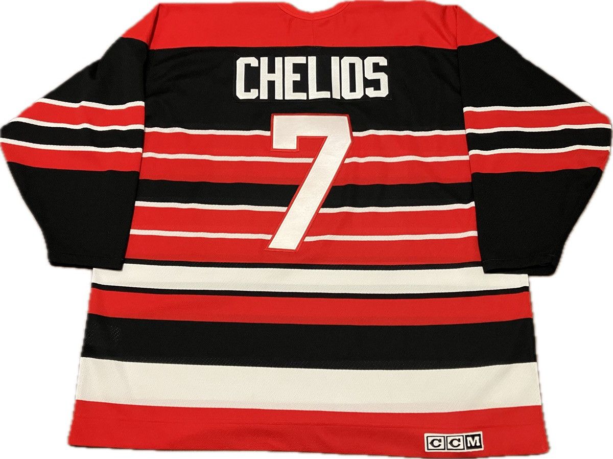 Ccm Chicago Blackhawks Chelios CCM NHL Hockey Jersey Size JUMBO Size US XXL / EU 58 / 5 - 4 Thumbnail