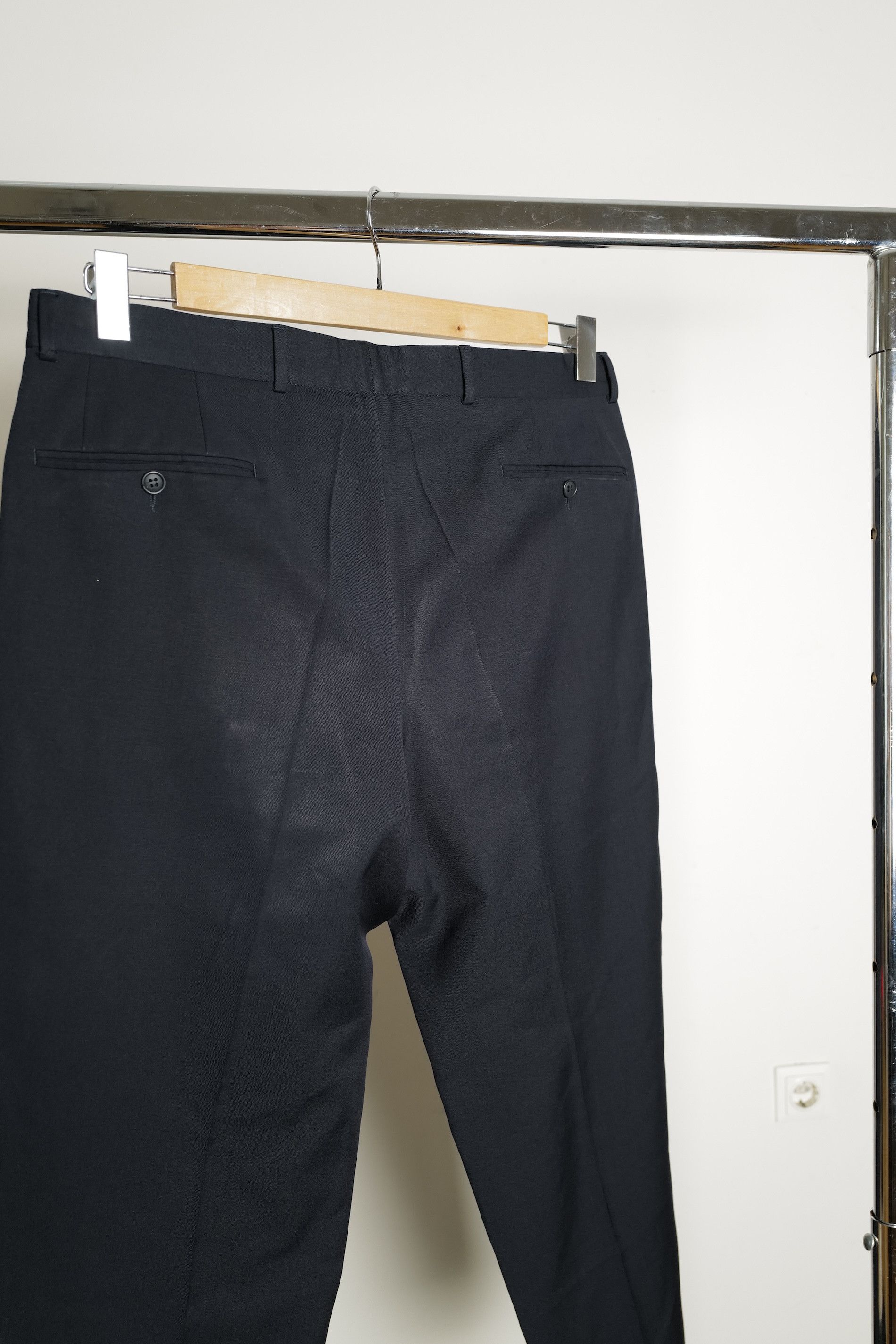 Vintage Yves Saint Laurent Turquoise Wool Pants Size US 34 / EU 50 - 12 Thumbnail