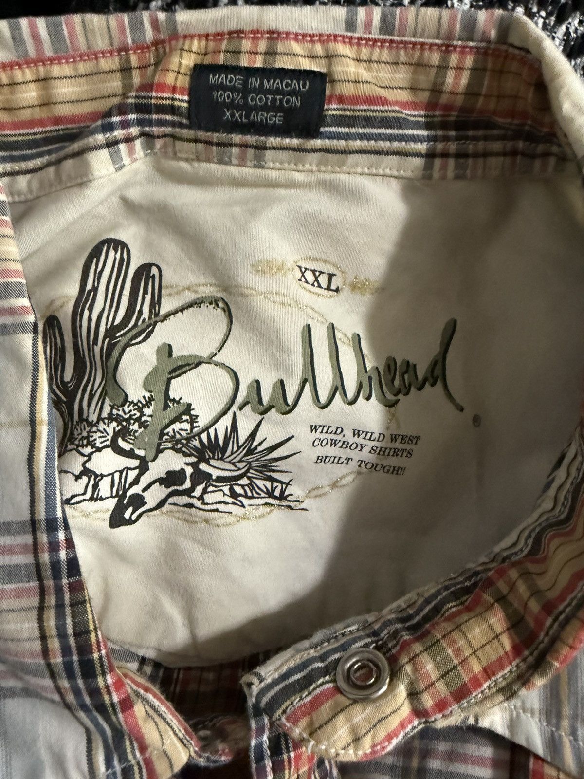Bullhead Denim Co. Bullhead Western-Style Pearl Snap Plaid Shirt Size XXL Size US XXL / EU 58 / 5 - 6 Thumbnail