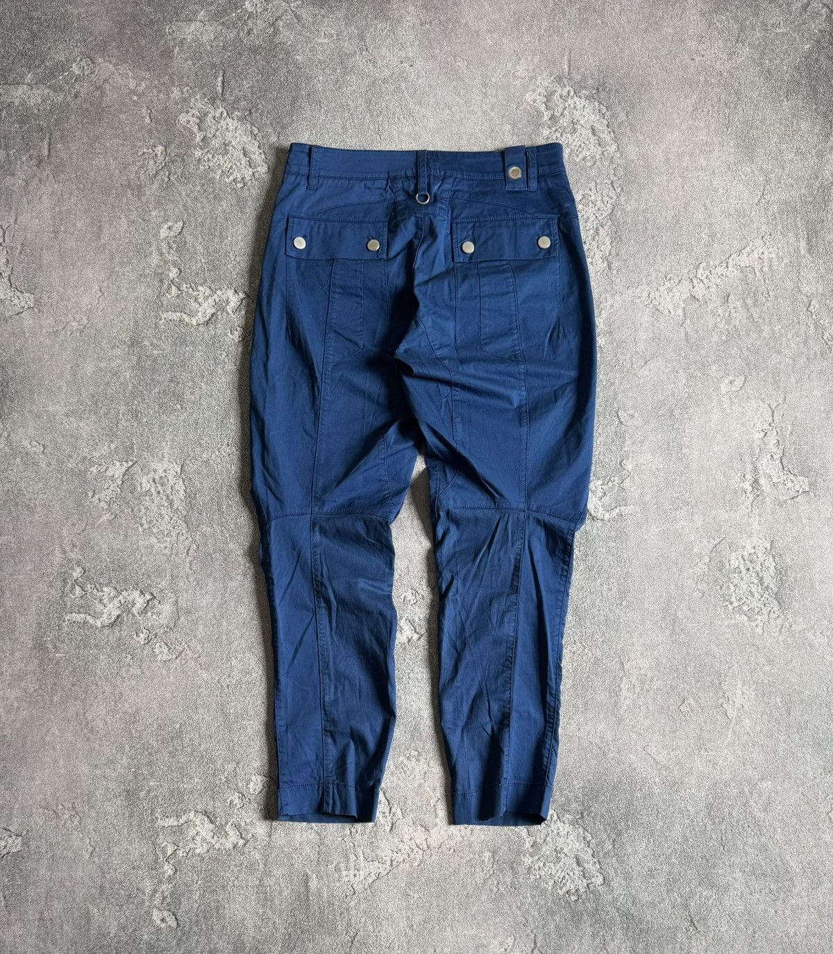 Other High Use USA8/UK12/F40 blue 3D pants chinos trousers Y2K Size 30" / US 8 / IT 44 - 5 Thumbnail