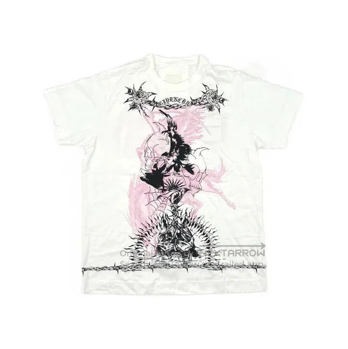 Givenchy Givenchy FW21 Gothic Print Loose Short-Sleeve T-Shirt. Size US S / EU 44-46 / 1 - 2 Thumbnail