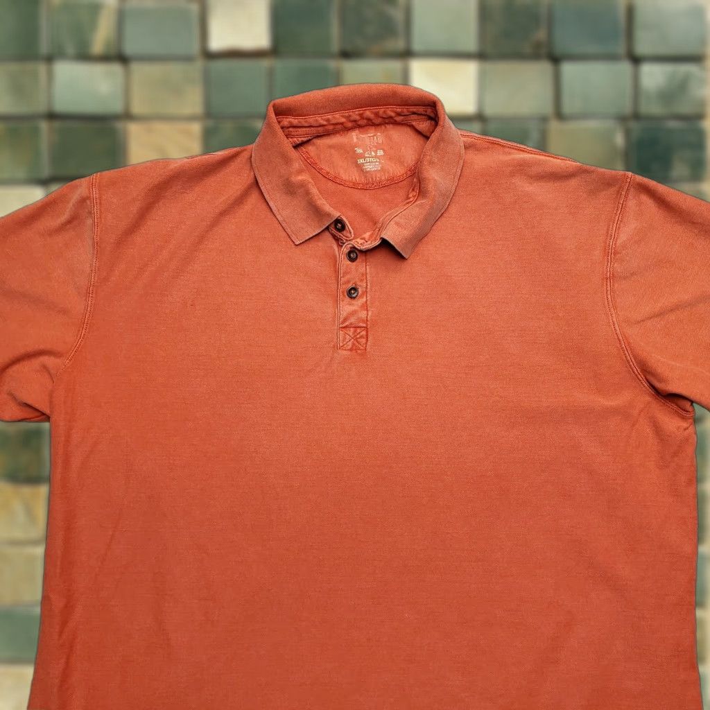 Vintage VINTAGE Cabelas Redhead Polo Shirt Mens 3XL Orange 100% Cotton Short Sleeve Outdoor Shirt Mens Orange Polo Size US XXL / EU 58 / 5 - 1 Thumbnail