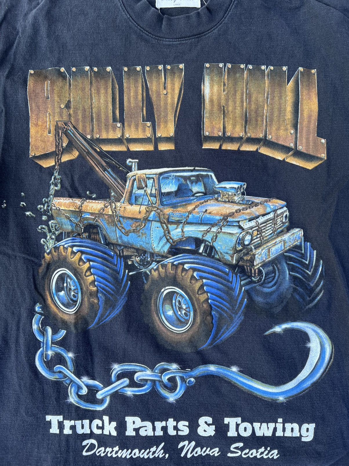Billy Hill RARE Billy Hill Truck Parts & Towing T Shirt Size US L / EU 52-54 / 3 - 2 Thumbnail