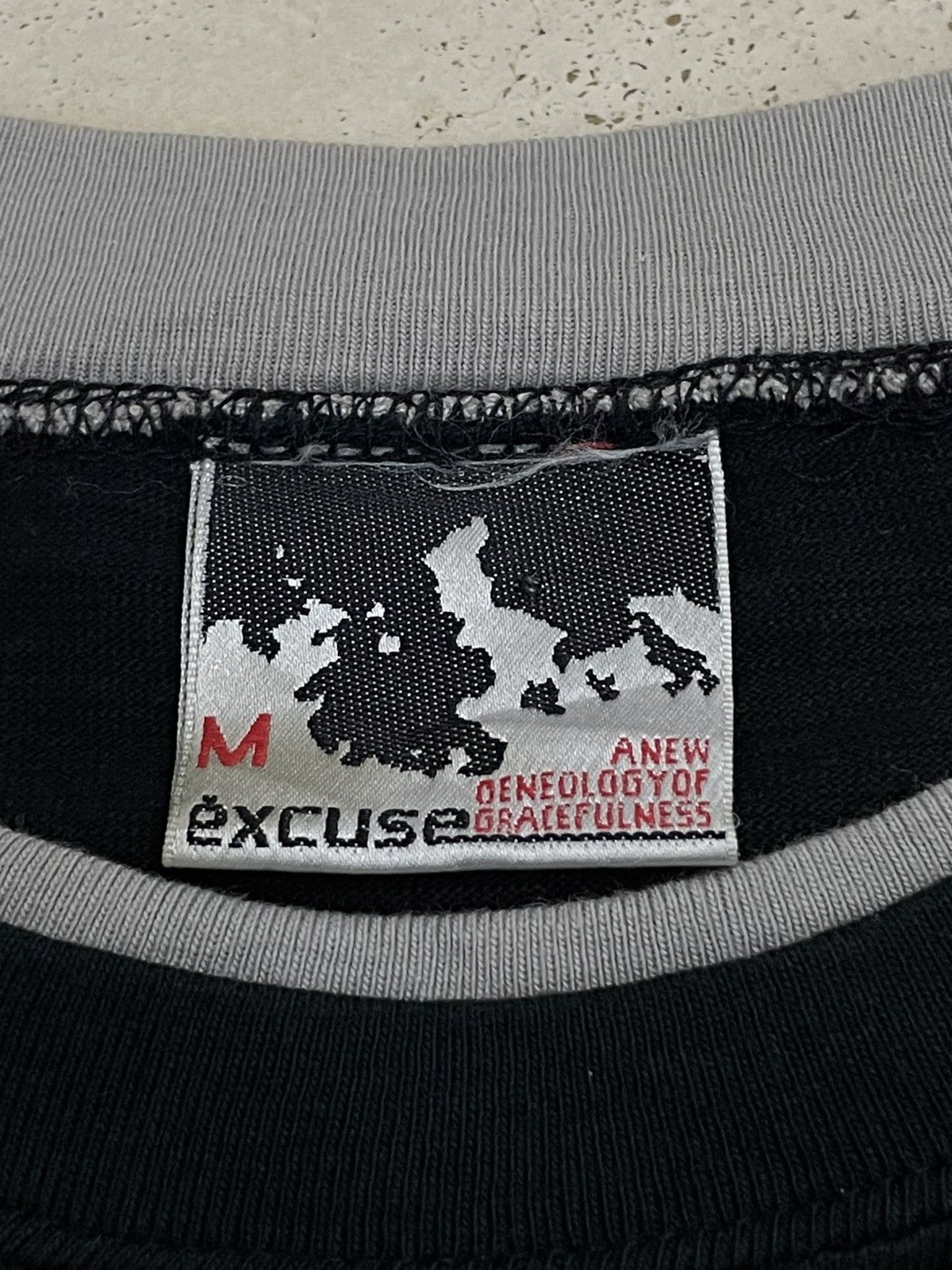JNCO Excuse Layer Wording 3D Graffiti Y2K Motivation Life Story Size US M / EU 48-50 / 2 - 19 Thumbnail