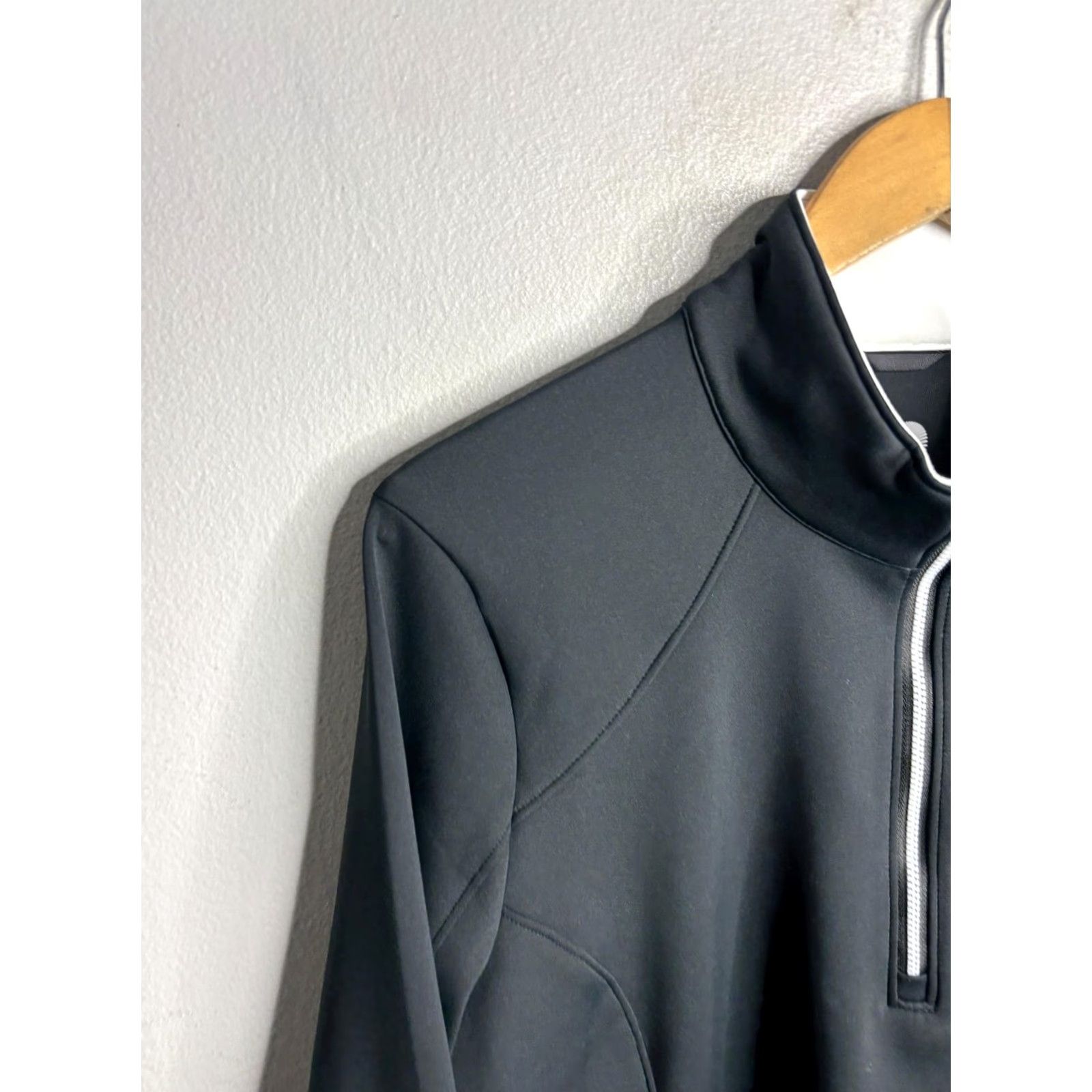 Vintage Zero Restriction Mens XL Jacket Gray 1/4 Zip Soft Shell Golf Windbreaker Size US XL / EU 56 / 4 - 2 Thumbnail