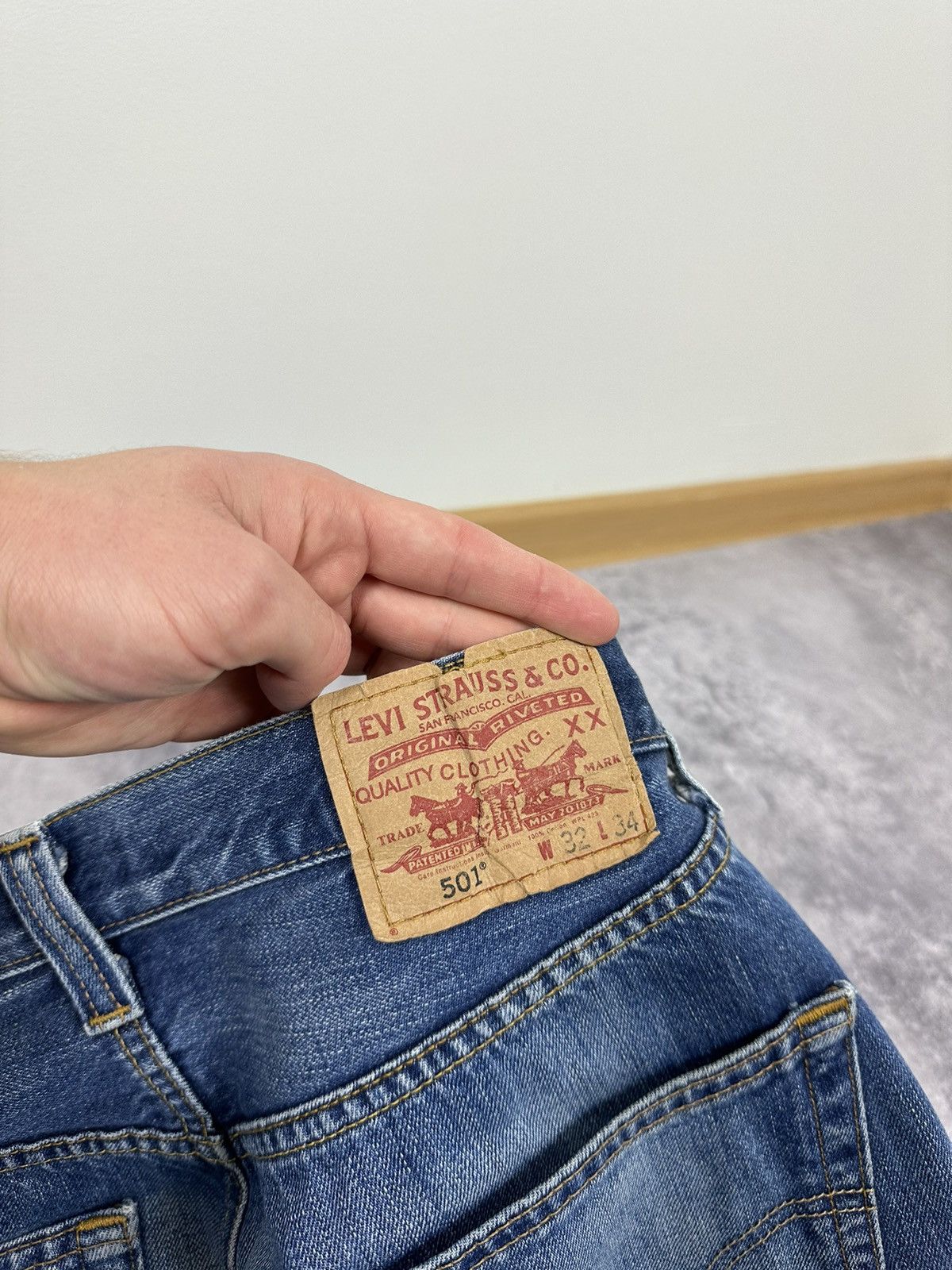 Levi's Vintage Levi's 501 Faded American Denim Baggy Hype Jeans Size US 32 / EU 48 - 15 Thumbnail