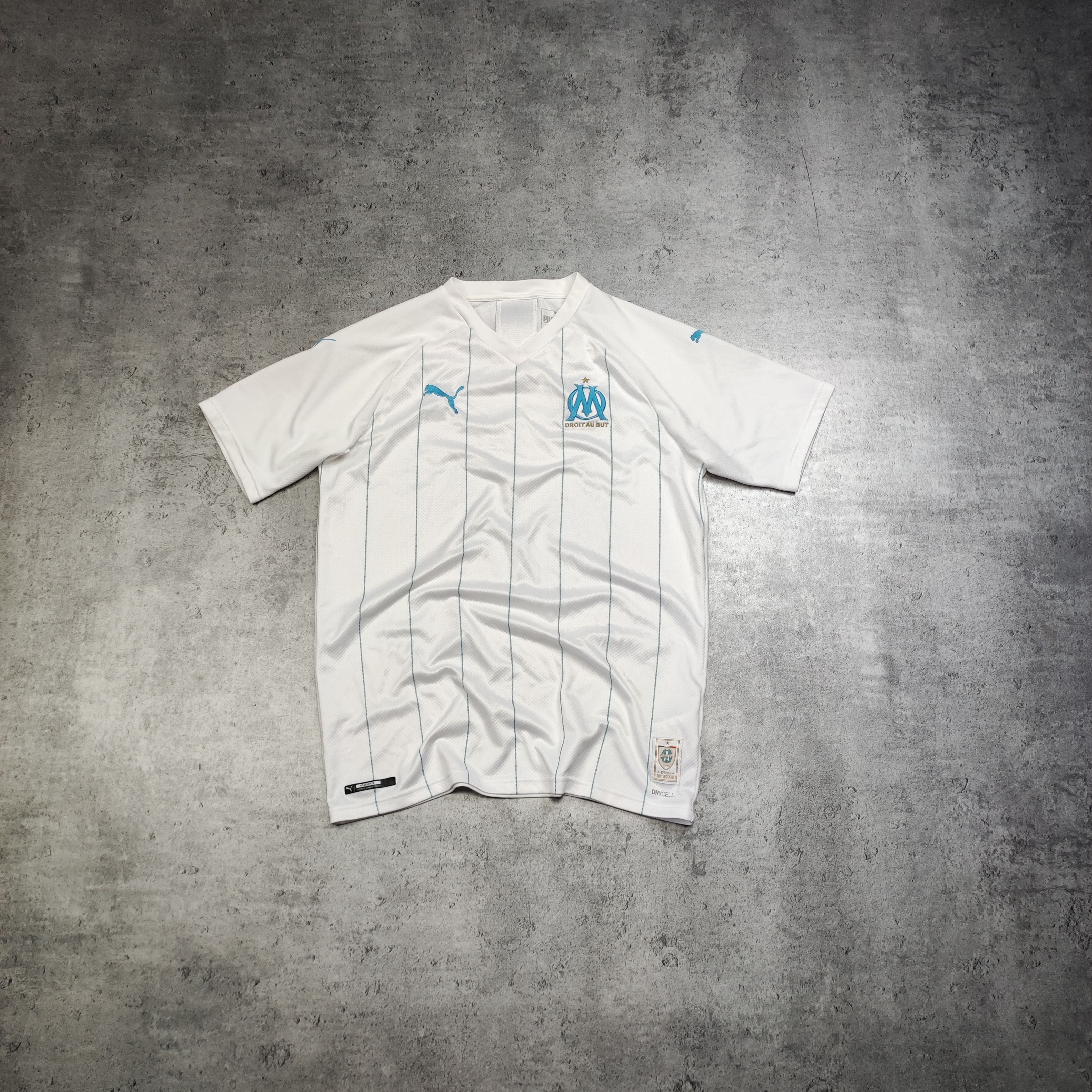 Puma RARE Olimpique Marsilie Puma Football 2019 Home Jersey Size US M / EU 48-50 / 2 - 1 Thumbnail