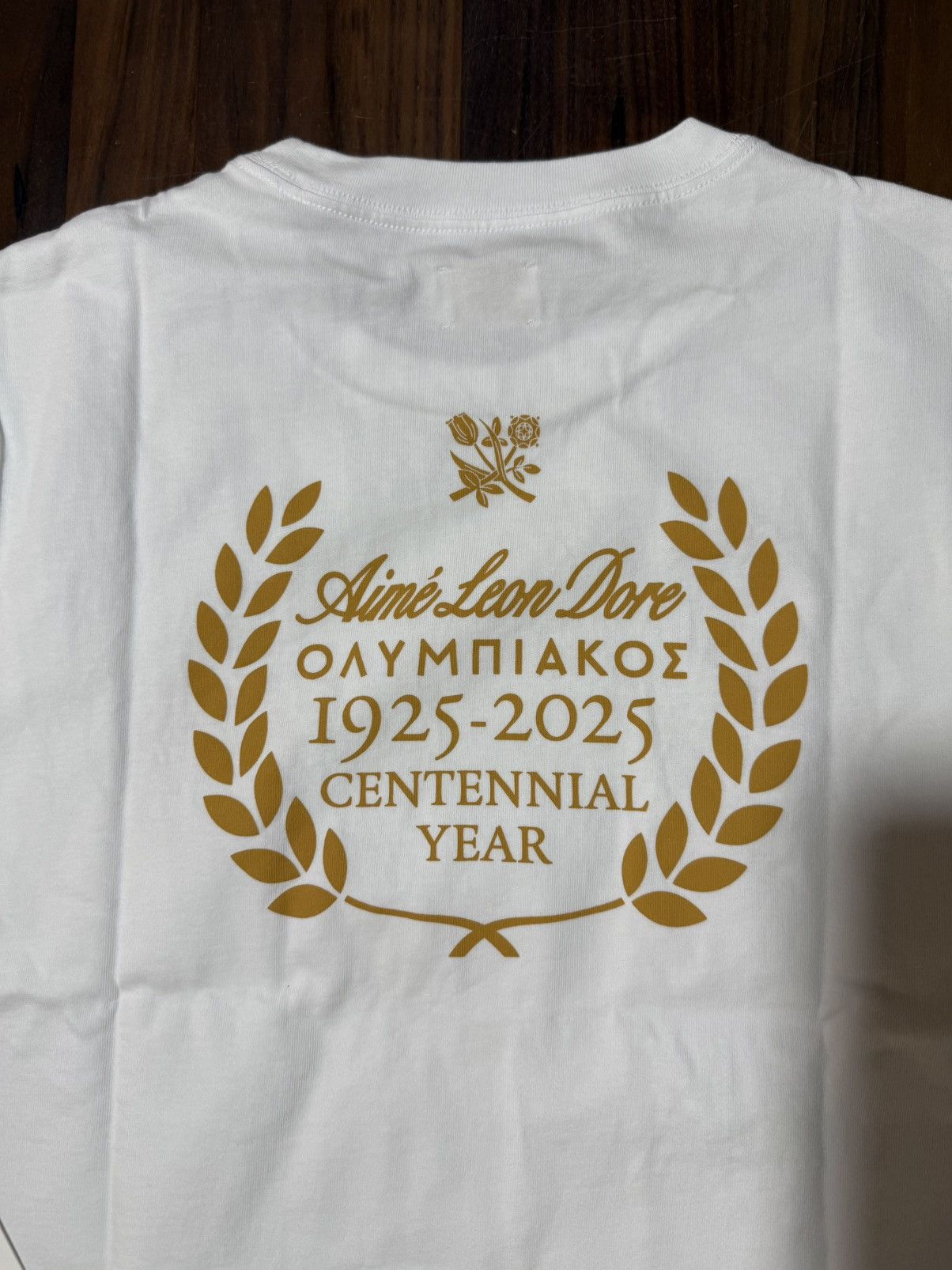 Aime Leon Dore Aime Leon Dore ALD ALD / Olympiacos F.C. Centennial Tee XL Size US XL / EU 56 / 4 - 12 Thumbnail