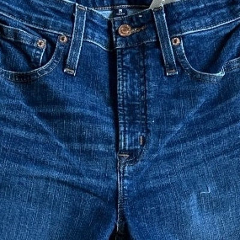 J.Crew J.Crew Dry Den Blue Wash Curvy Toothpick Jeans, US24 Size 24" / US 00 / IT 34 - 9 Thumbnail