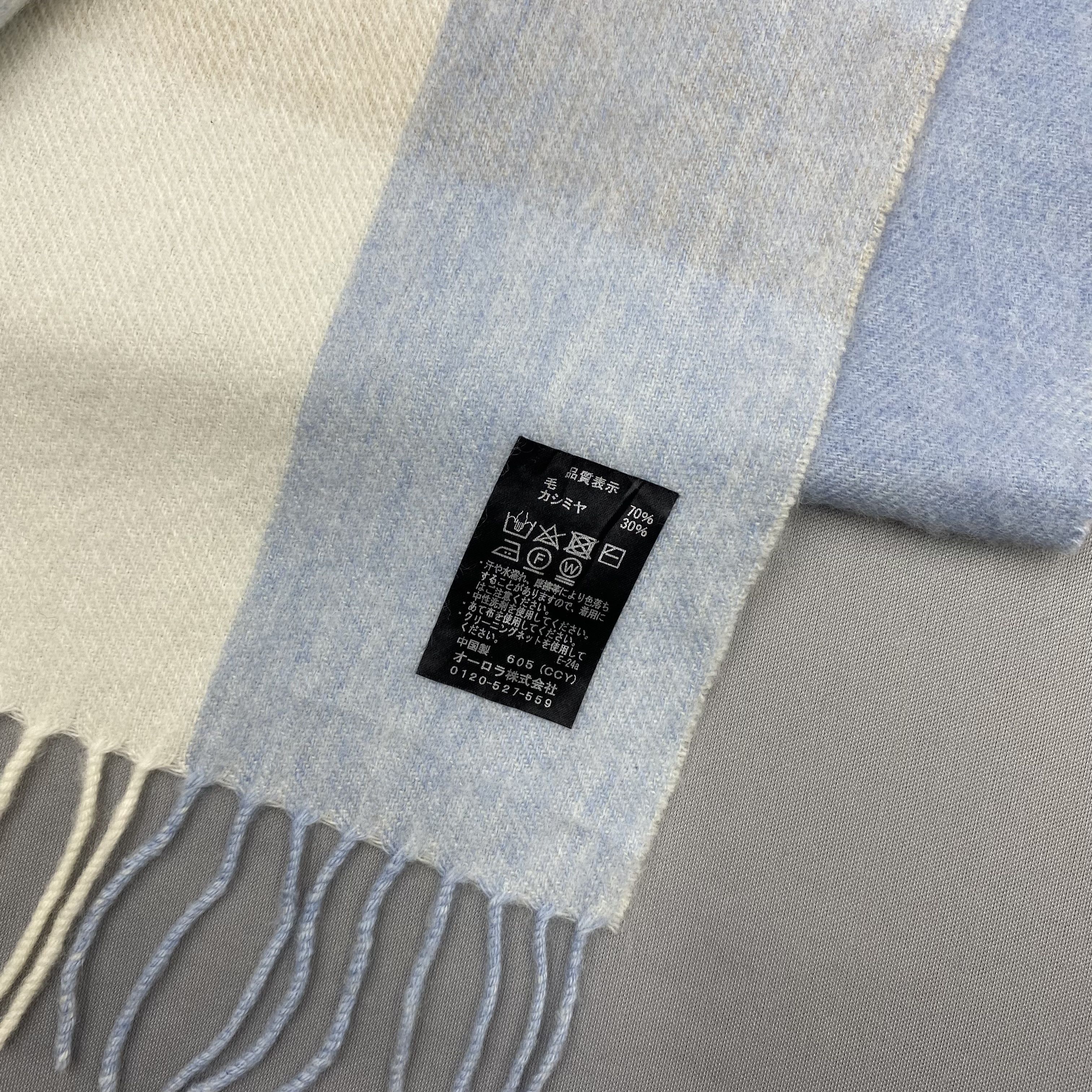Lanvin Vintage Lanvin Scarf Muffler Wool Cashmere Plaid Scarves Size ONE SIZE - 5 Thumbnail