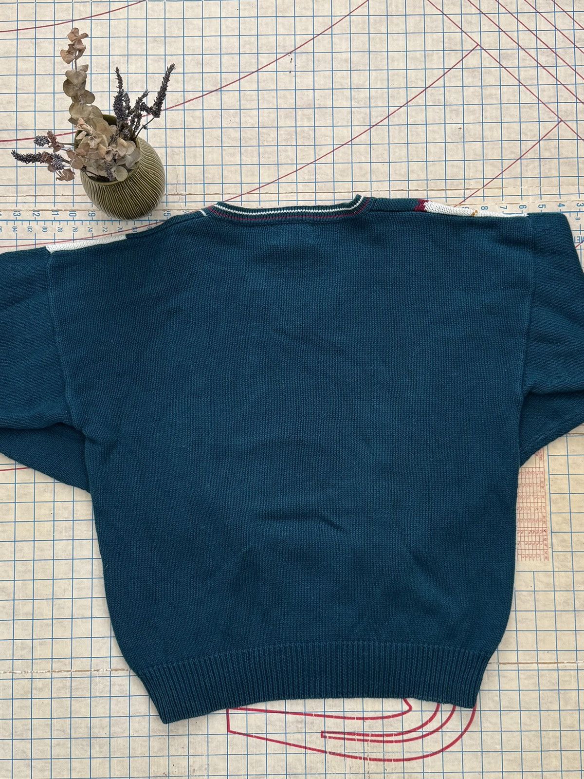 Vintage Vintage Par Four Argyle V-Neck Knit Sweater Mens Size Large Size US L / EU 52-54 / 3 - 11 Thumbnail
