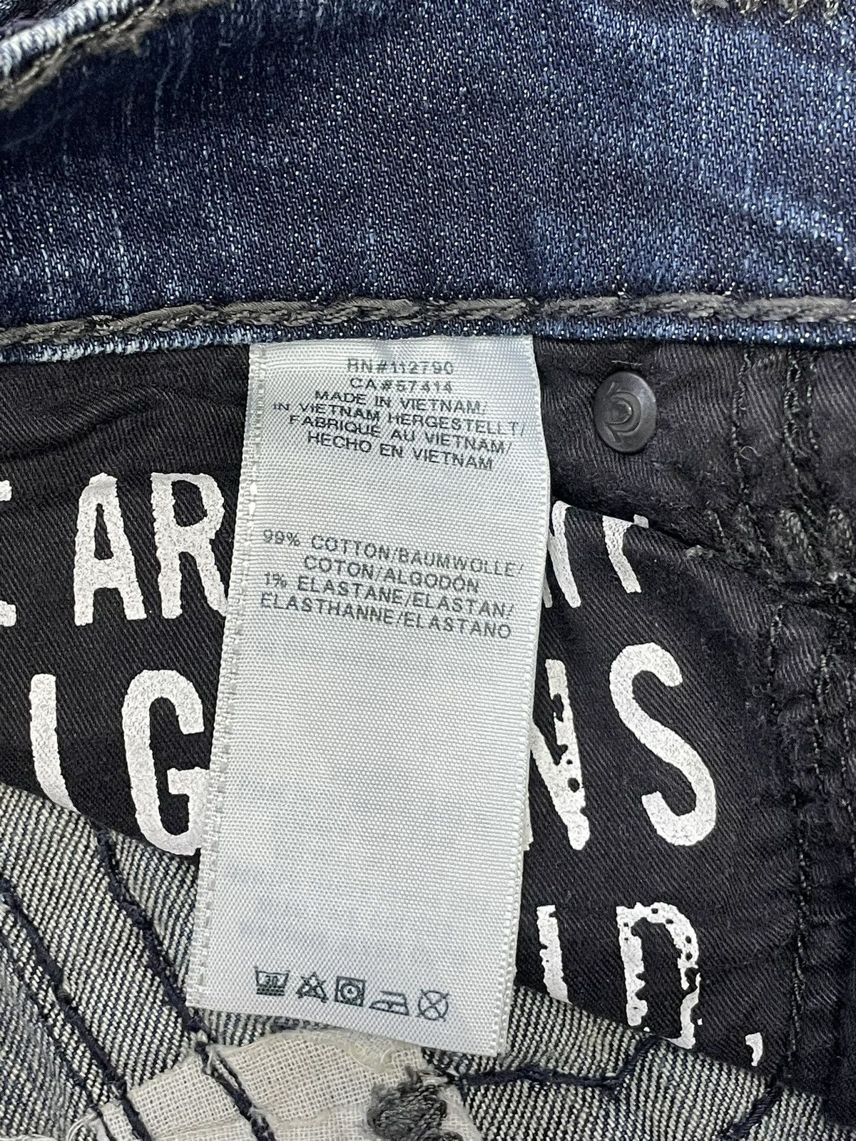 True Religion Truereligion jeans relaxed slim whiskered pants classic blue Size US 34 / EU 50 - 10 Thumbnail