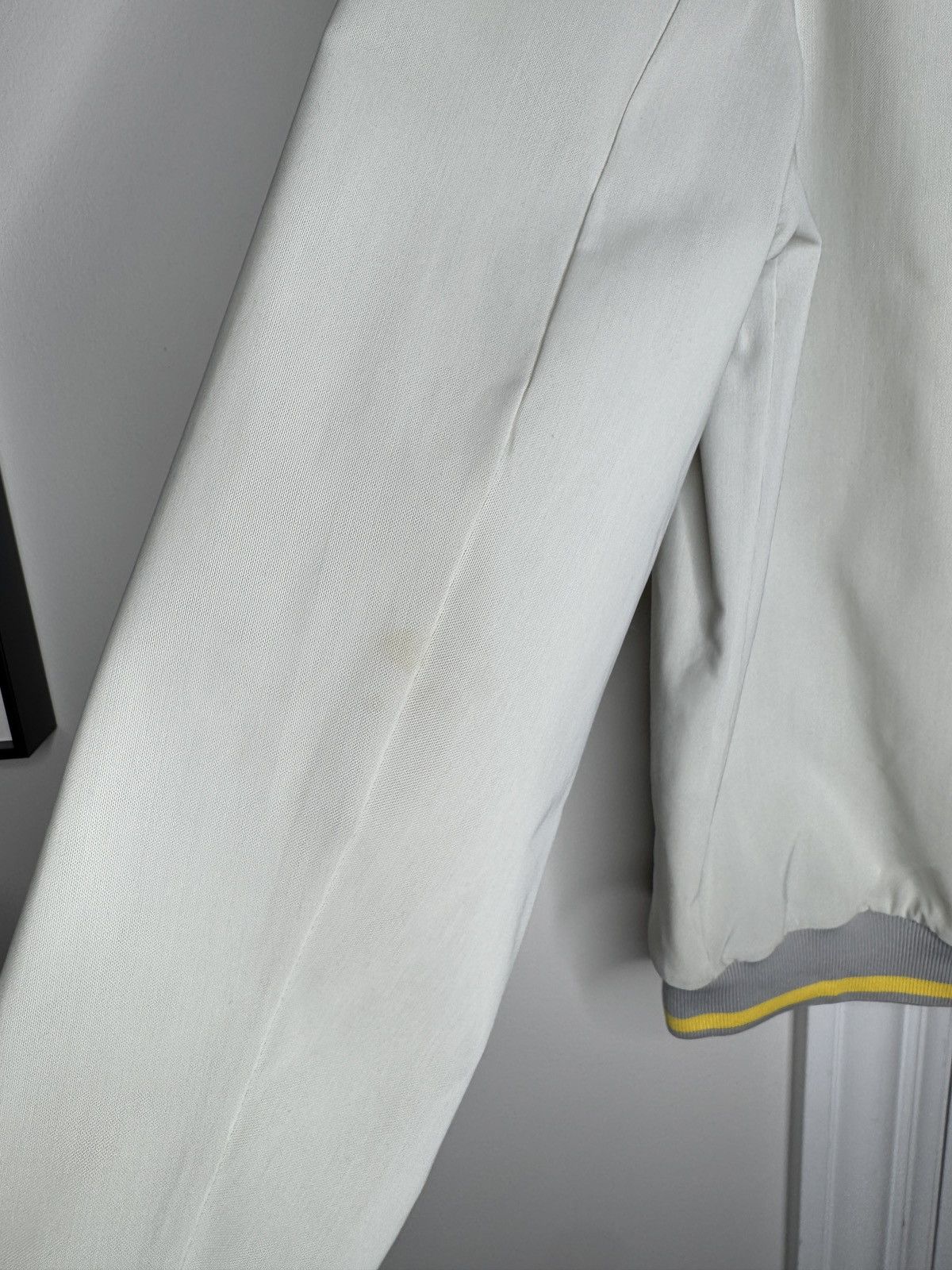 Jil Sander Jil Sander Gray & Yellow Lightweight Bomber Size US S / EU 44-46 / 1 - 6 Thumbnail